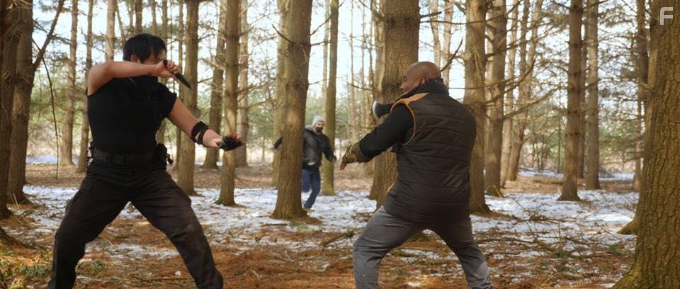 Keith Collins II and Jason L. Wang in Wu Xia 2 the Code (2019)