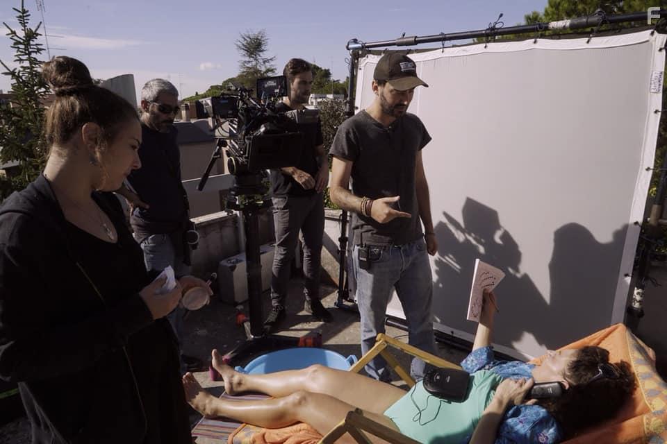 Lidia Vitale and Francesco Carnesecchi in La partita (2019)