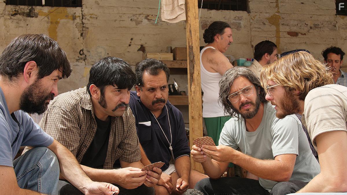 Benjamn Vicua, Victor Montero, Eusebio Arenas, and Roberto Faras in Pacto de Fuga (2020)