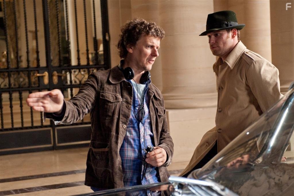 Michel Gondry and Seth Rogen in Зеленый шершень (2011)