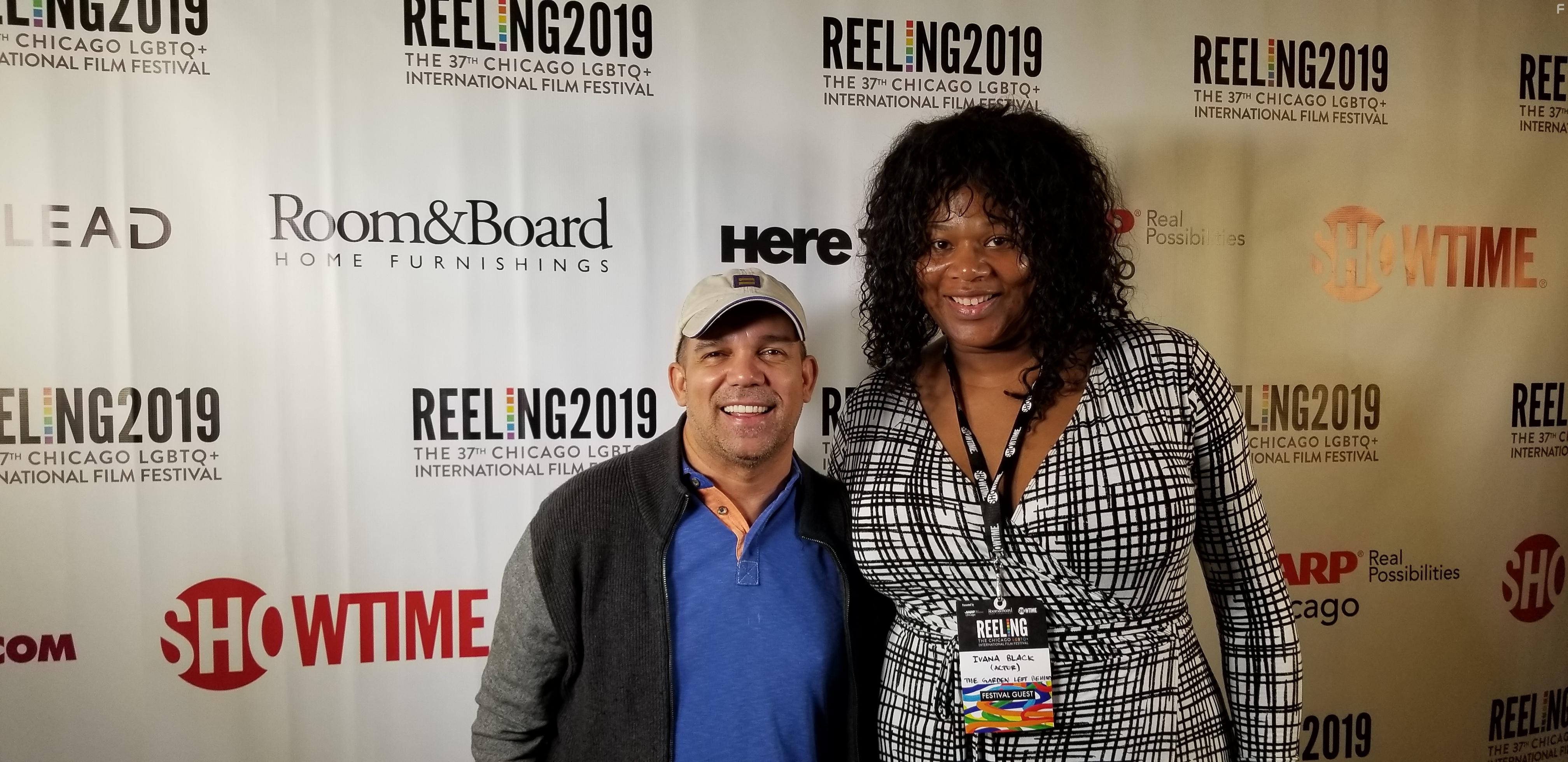 Flavio Alves and Ivana Black at an event for The Garden Left Behind (2019)