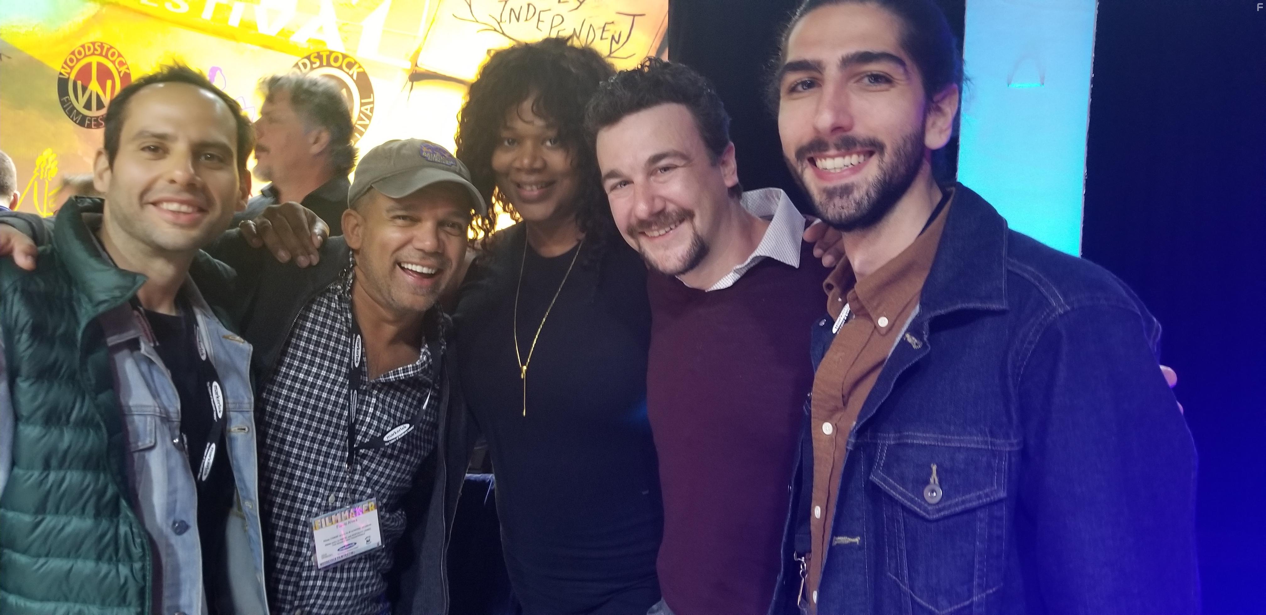 Roy Wol, Flavio Alves, John Rotondo, Anthony Abdo, and Ivana Black at an event for The Garden Left Behind (2019)
