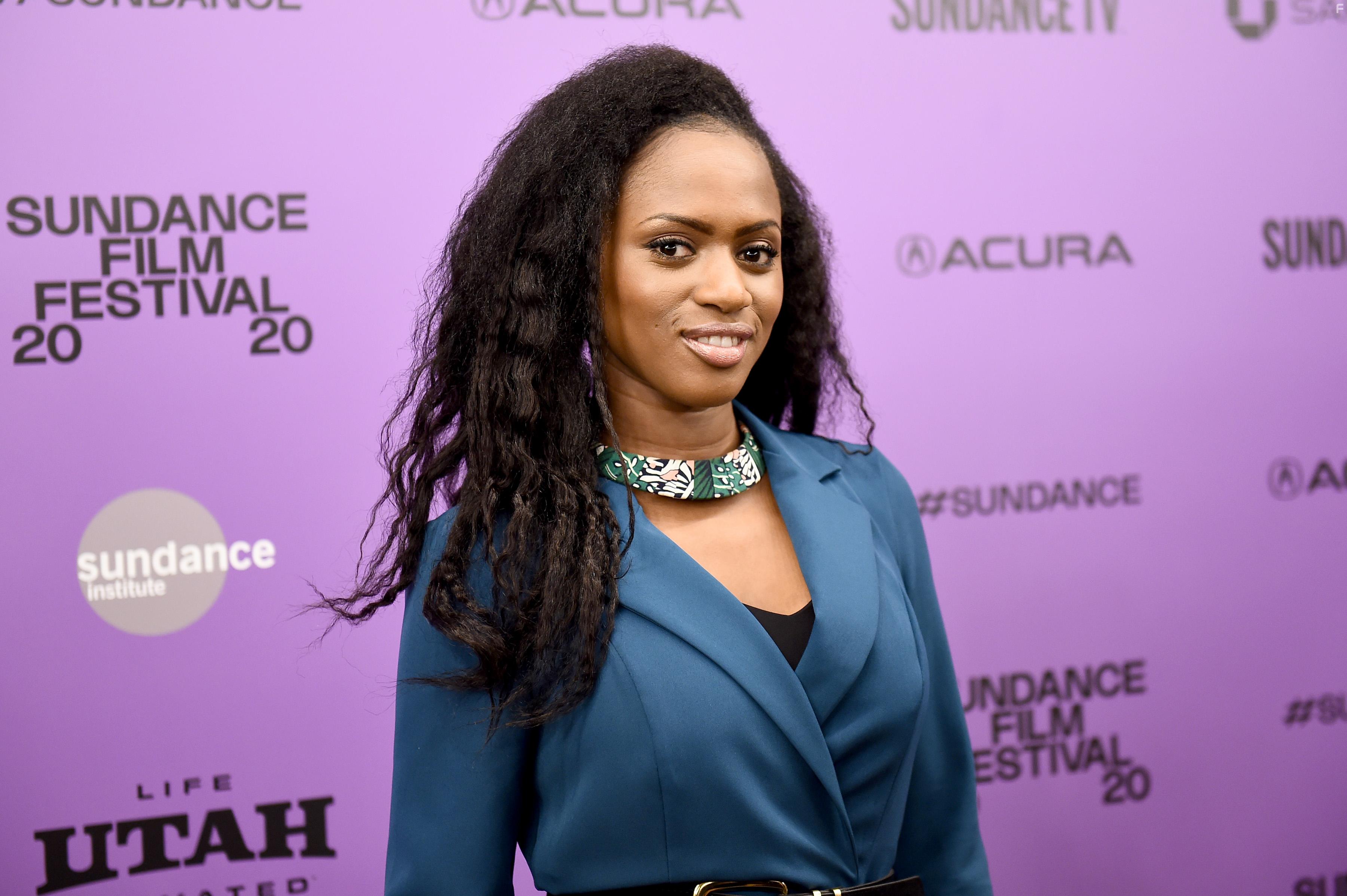 Mamouna Doucour at an event for Mignonnes (2020)