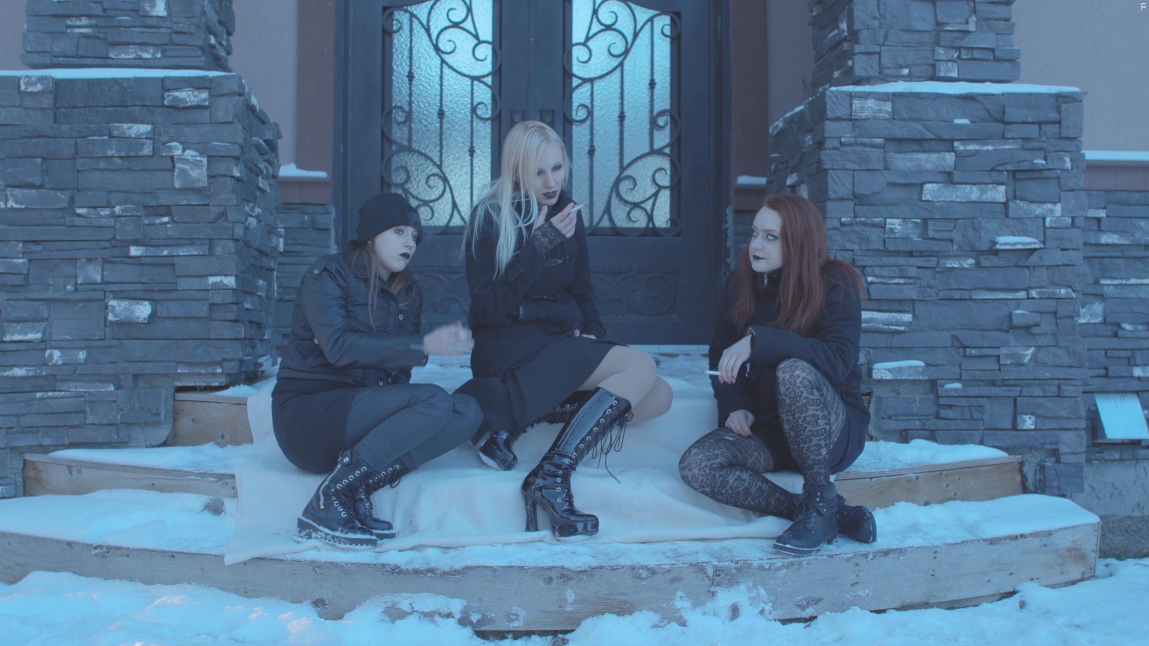 Emily Anne Salkeld, Lindsay Christopher, and Danielle Krevenky in Hot Box (2019)