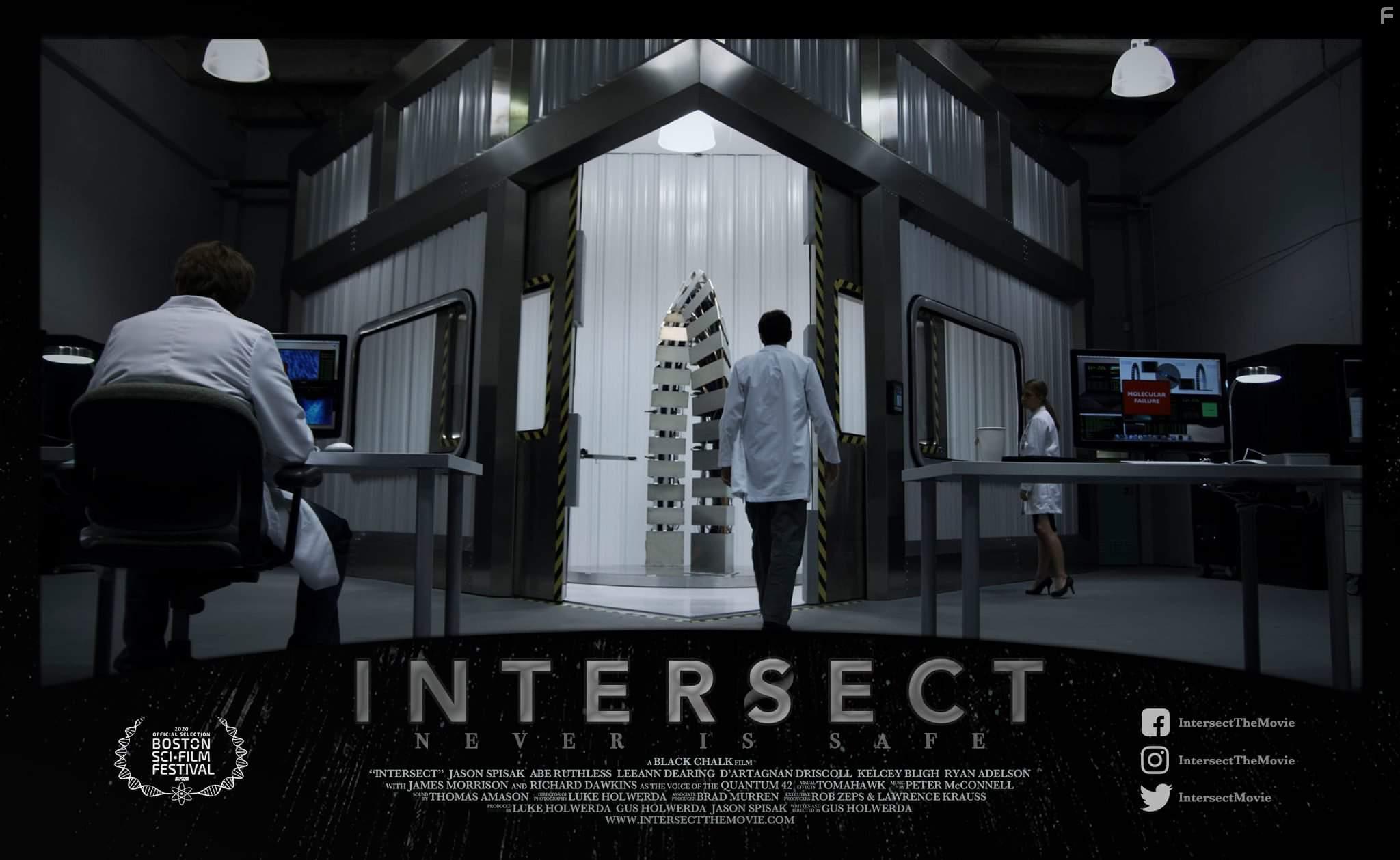 Jason Spisak, Abe Ruthless, and Leeann Dearing in Intersect (2020)