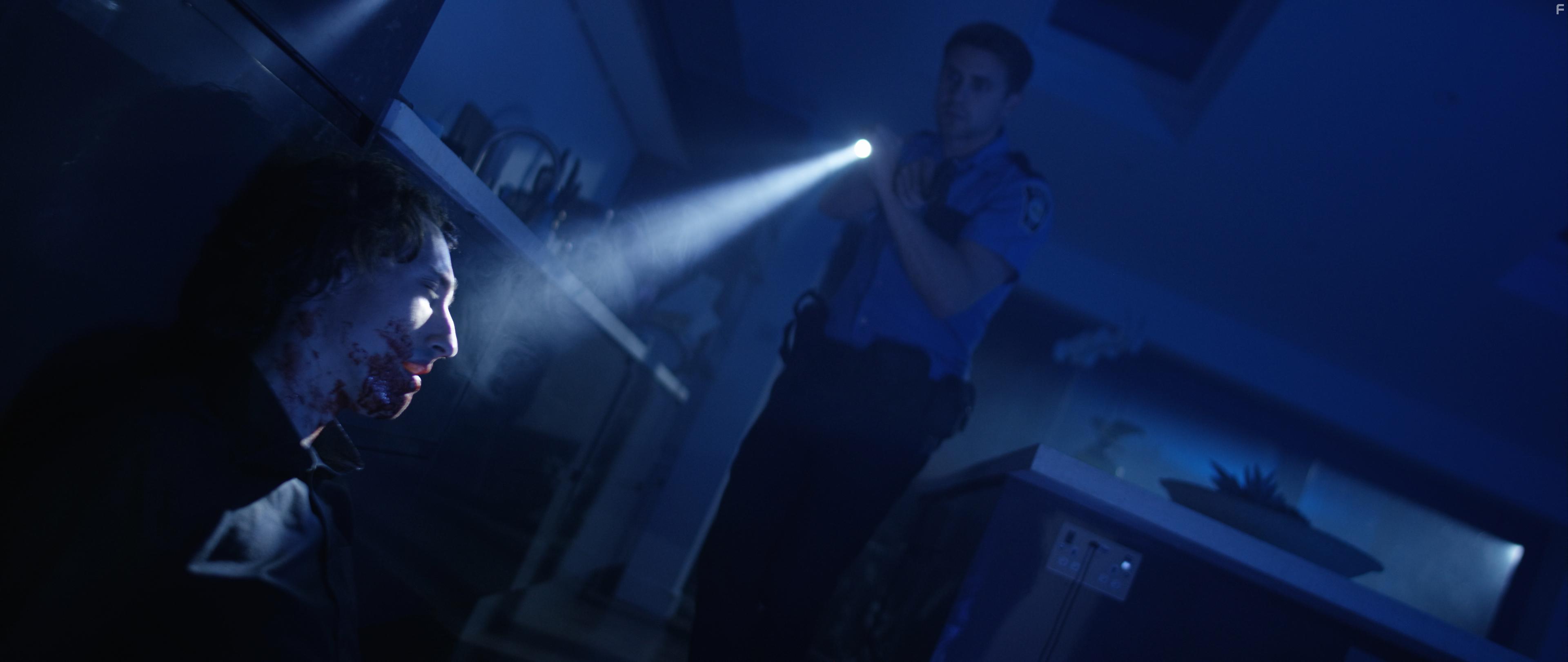 Derek Nelson and James Swanton in Vampire Virus (2020)