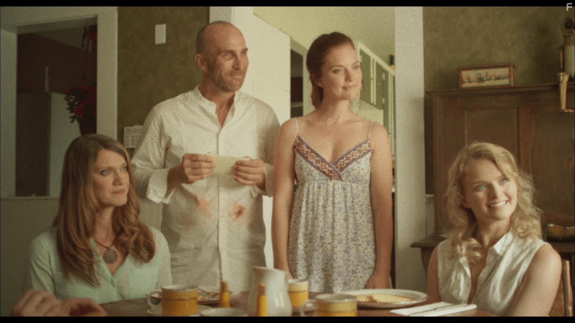 Cindy Busby, Michael J Rogers, Heather Doerksen, and Andrea Brooks in Welcome to the Circle (2020)