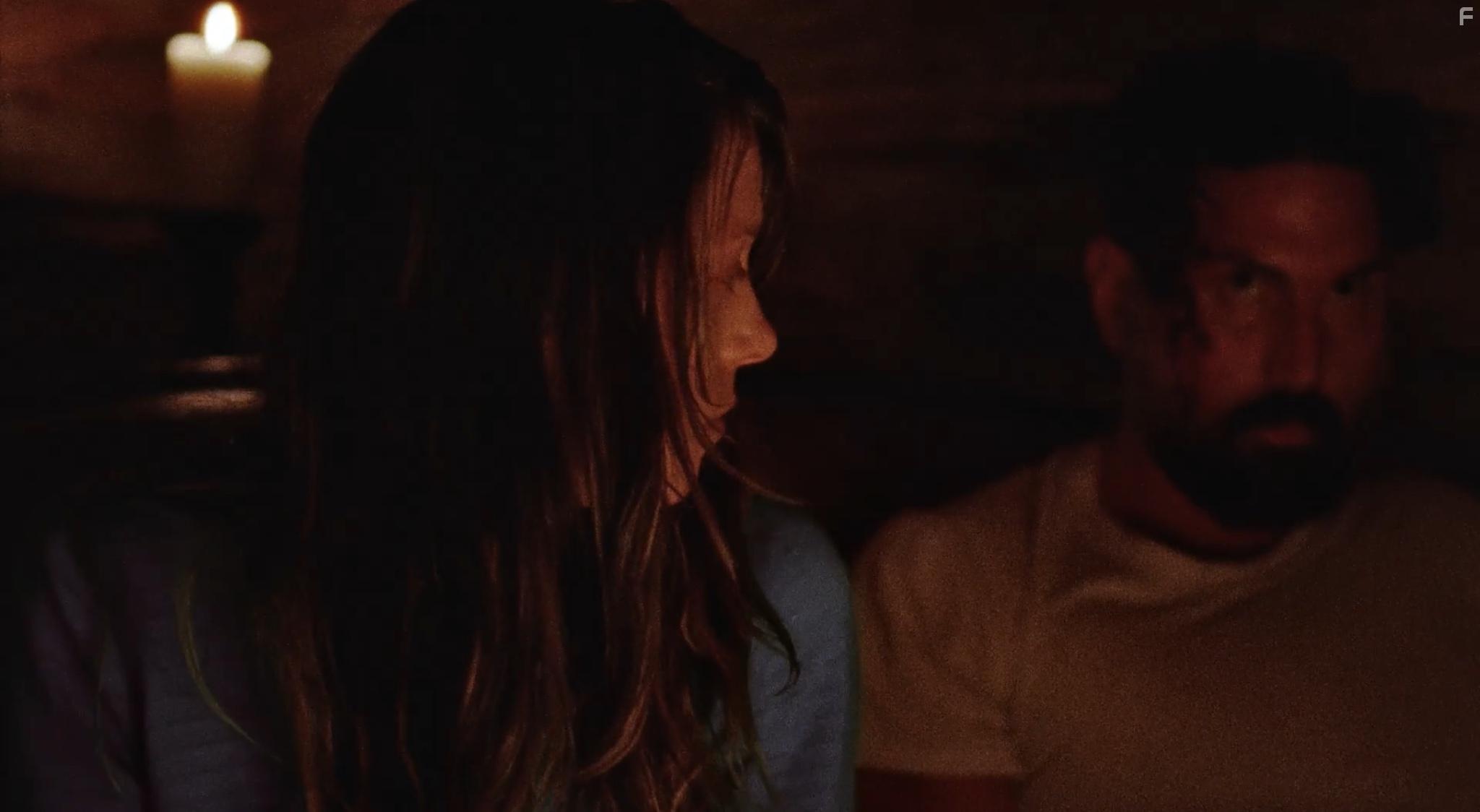Savannah Welch and Rob Franco in The Transcendents (2018)