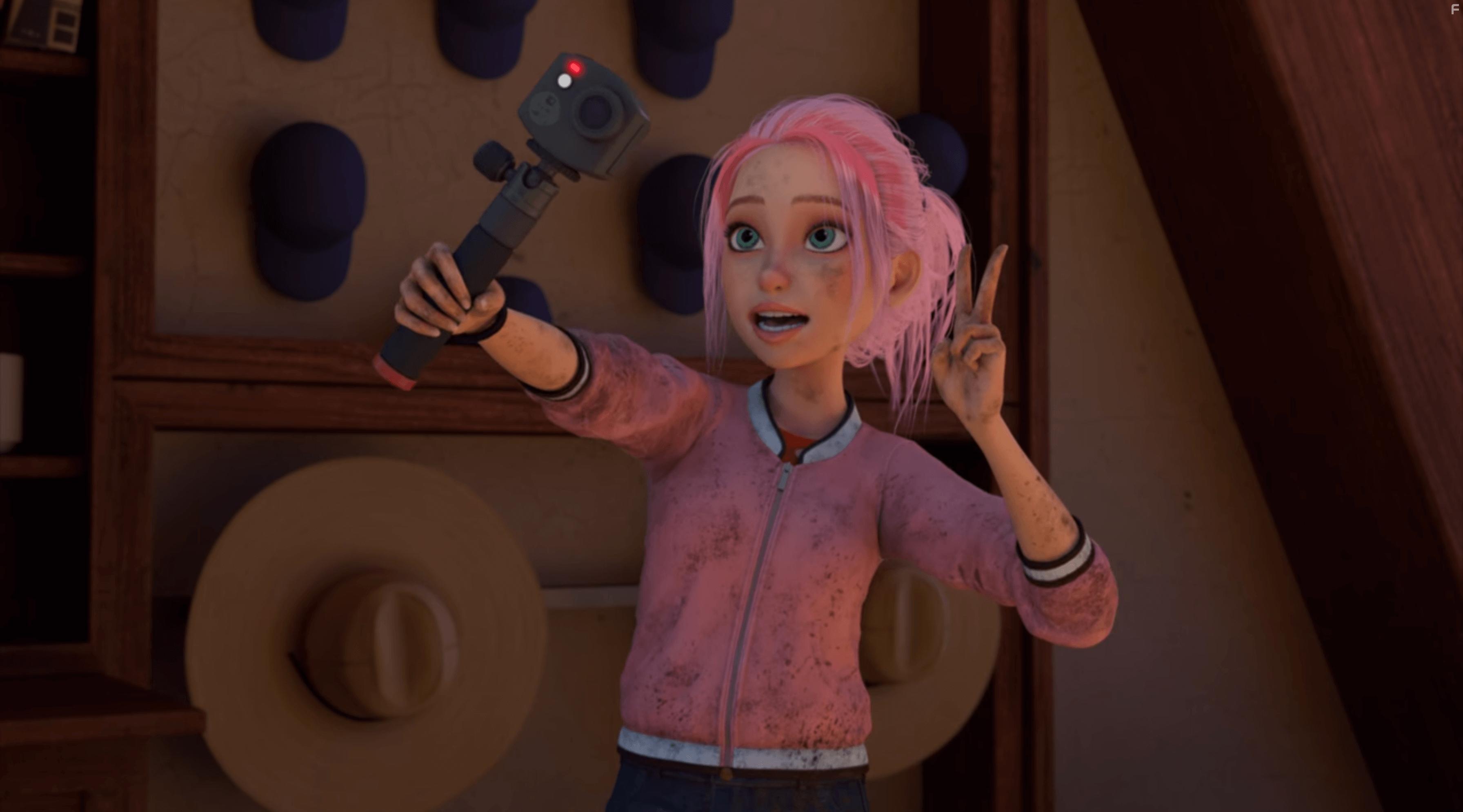 Jenna Ortega in Jurassic World: Camp Cretaceous (2020)