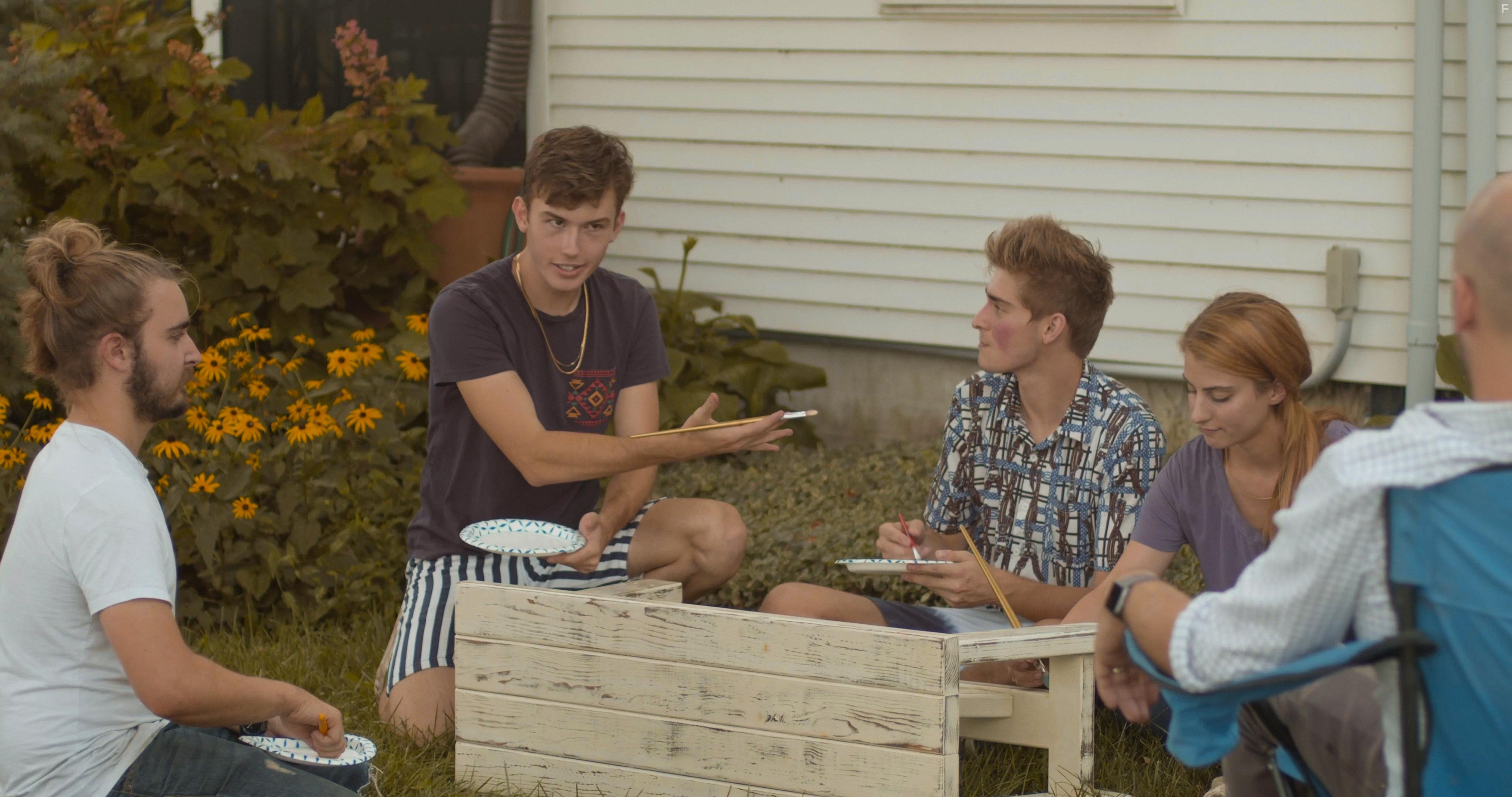 Kailan Erman, Anthony McMurray, Abby Knoettgen, Cooper Neidecker, and Trey Seaba in Scarecrows (2019)