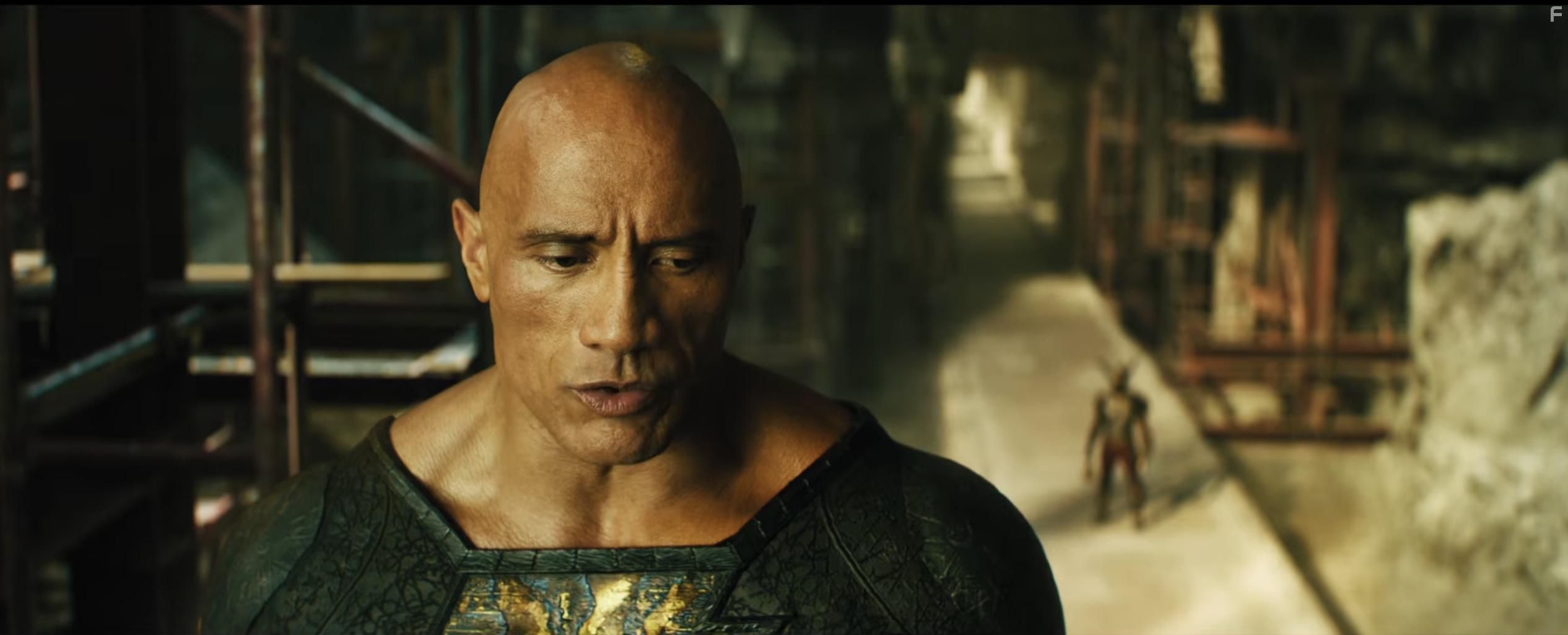 Aldis Hodge and Dwayne Johnson in Black Adam (2022)