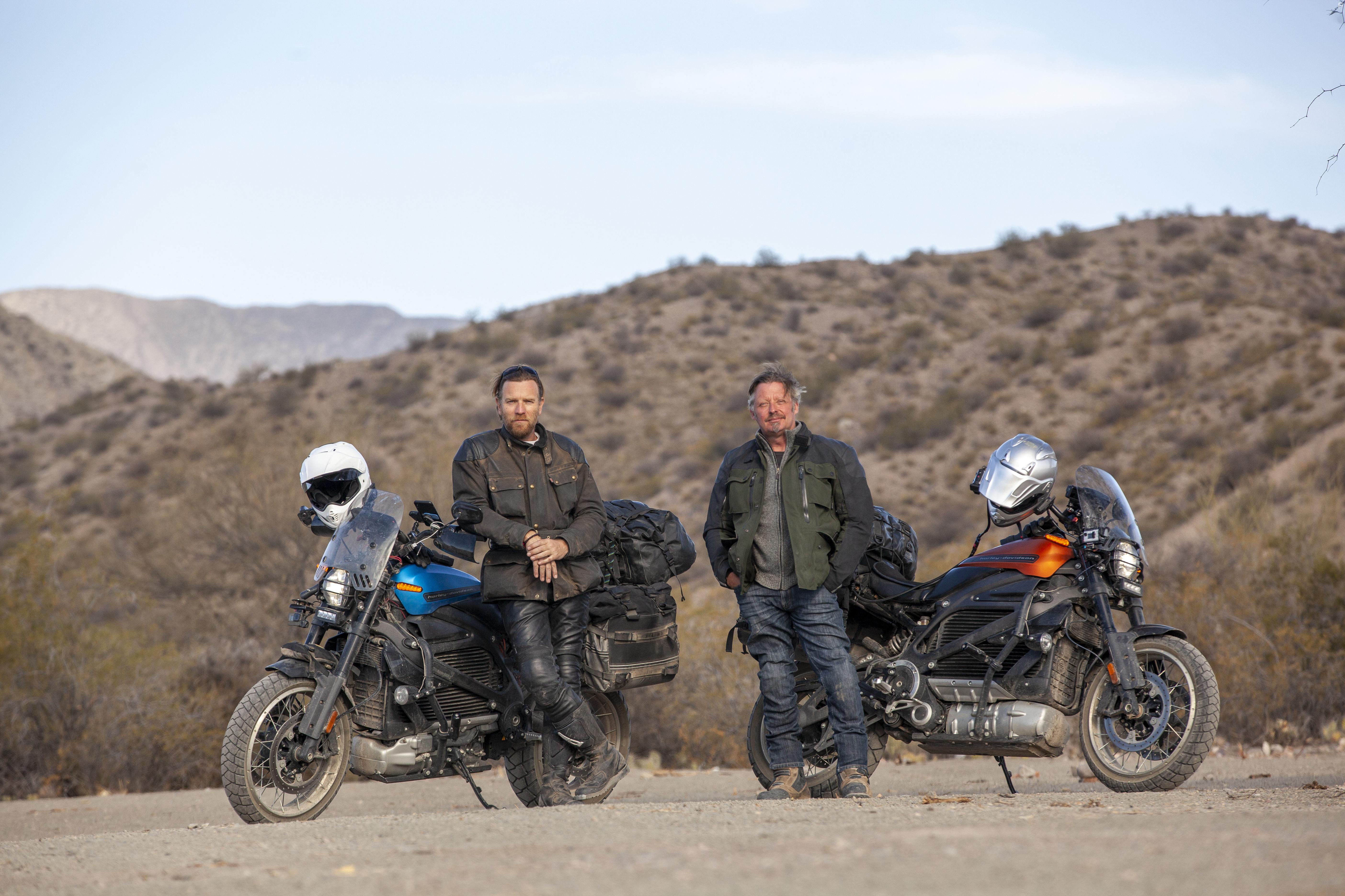 Ewan McGregor and Charley Boorman in Long Way Up (2020)