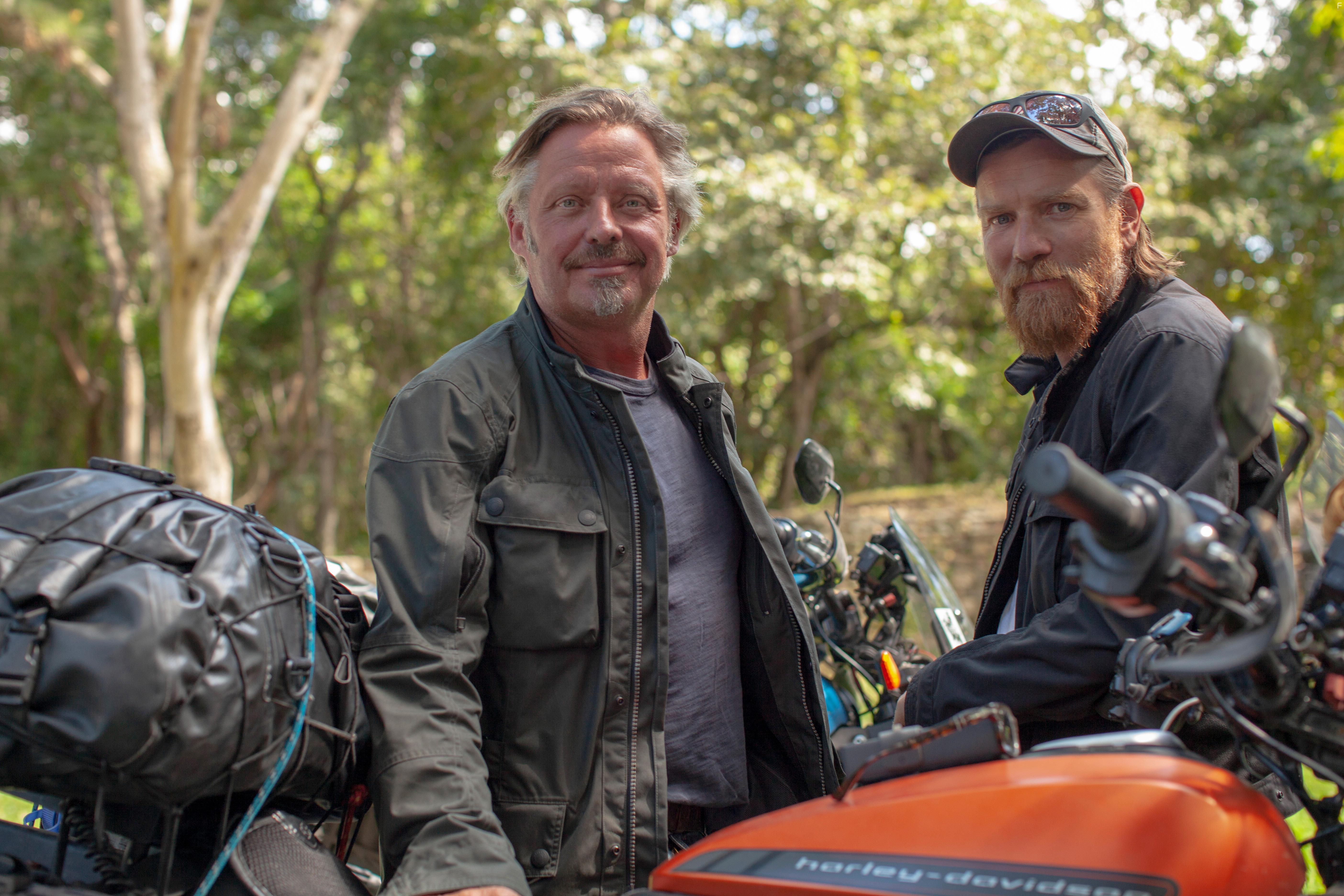 Ewan McGregor and Charley Boorman in Long Way Up (2020)