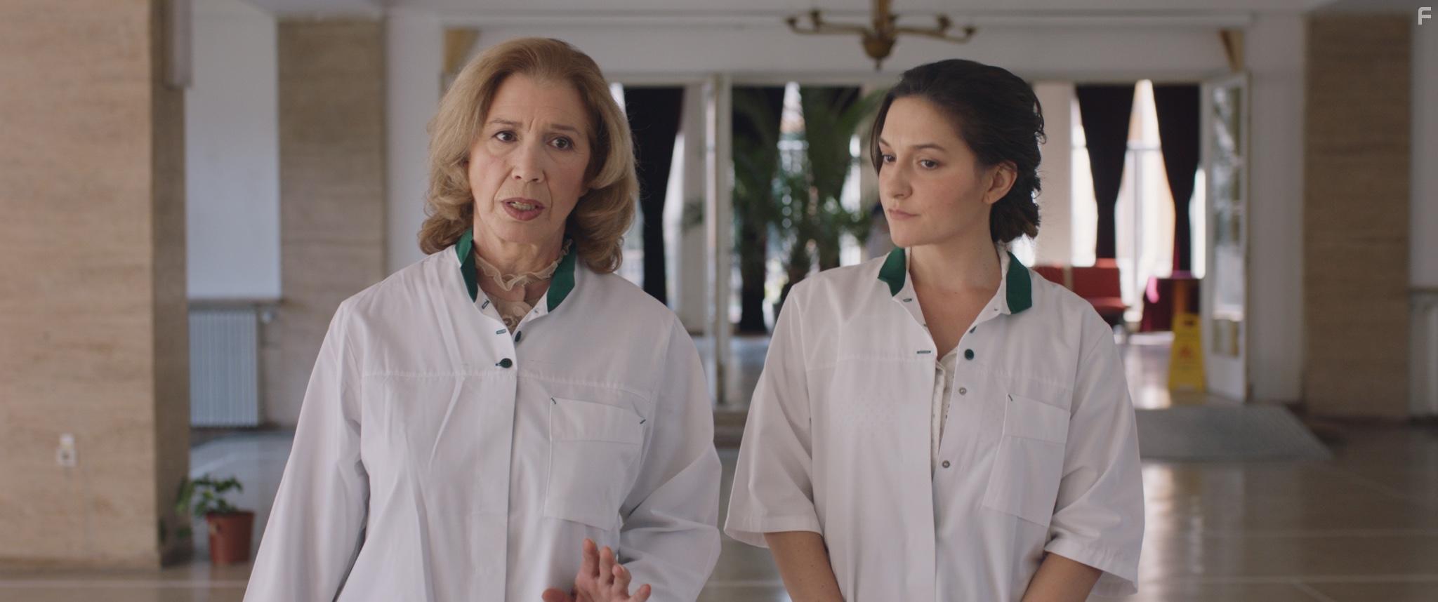 Victoria Cocias and Teodora Calagiu Garofil in Between Pain and Amen (2019)