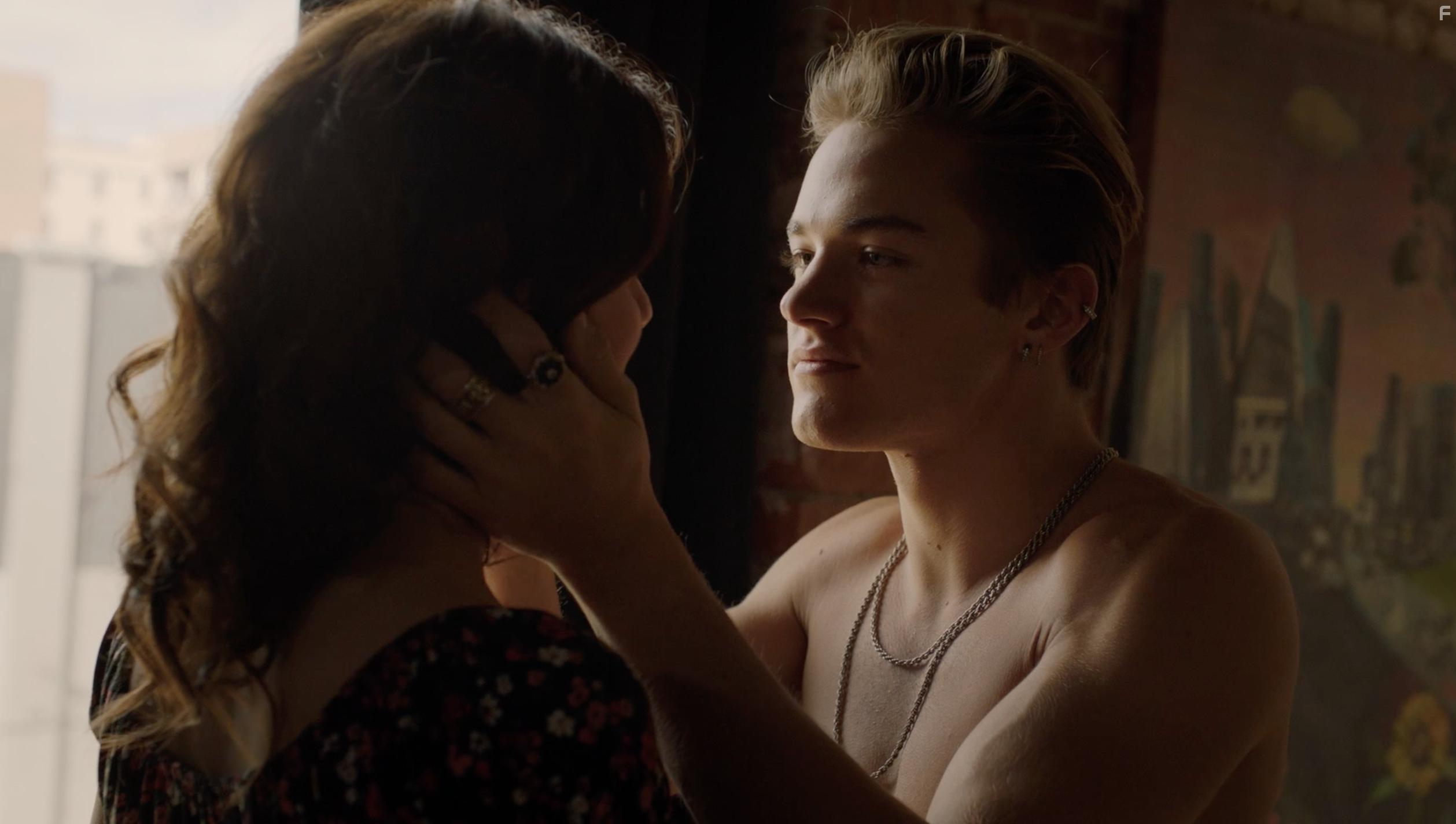 Carrie Wampler and Mitchell Hoog in The Surrogate (2020)