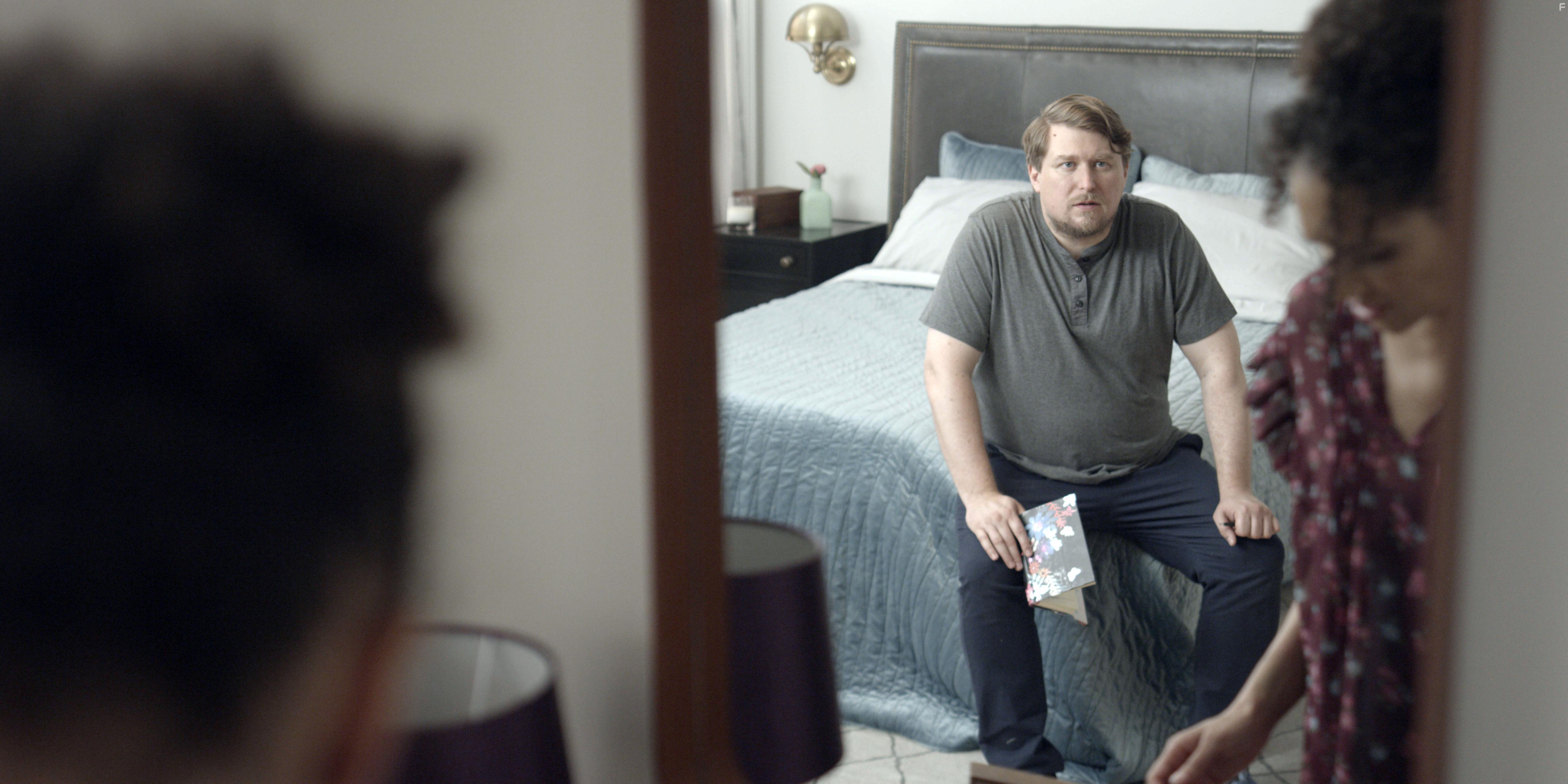 Michael Chernus and Talia Thiesfield in Inez & Doug & Kira (2019)