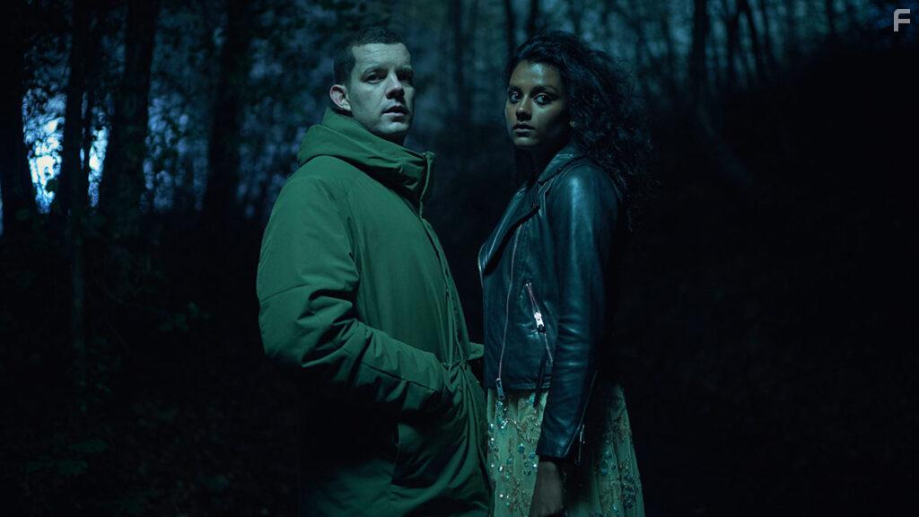 Russell Tovey and Simone Ashley in Because the Night (2020)