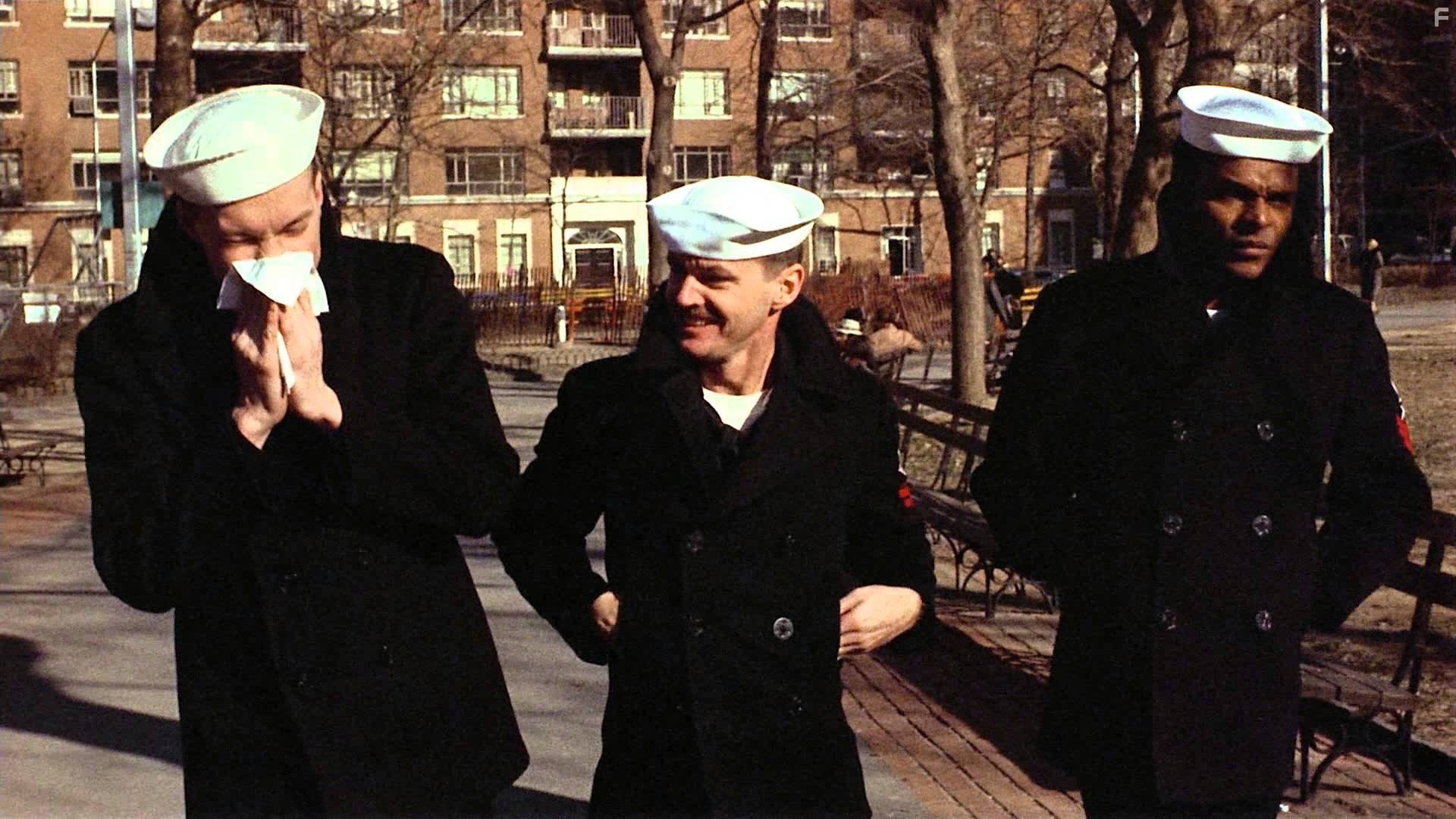 Jack Nicholson, Randy Quaid, and Otis Young in Последний наряд (1973)