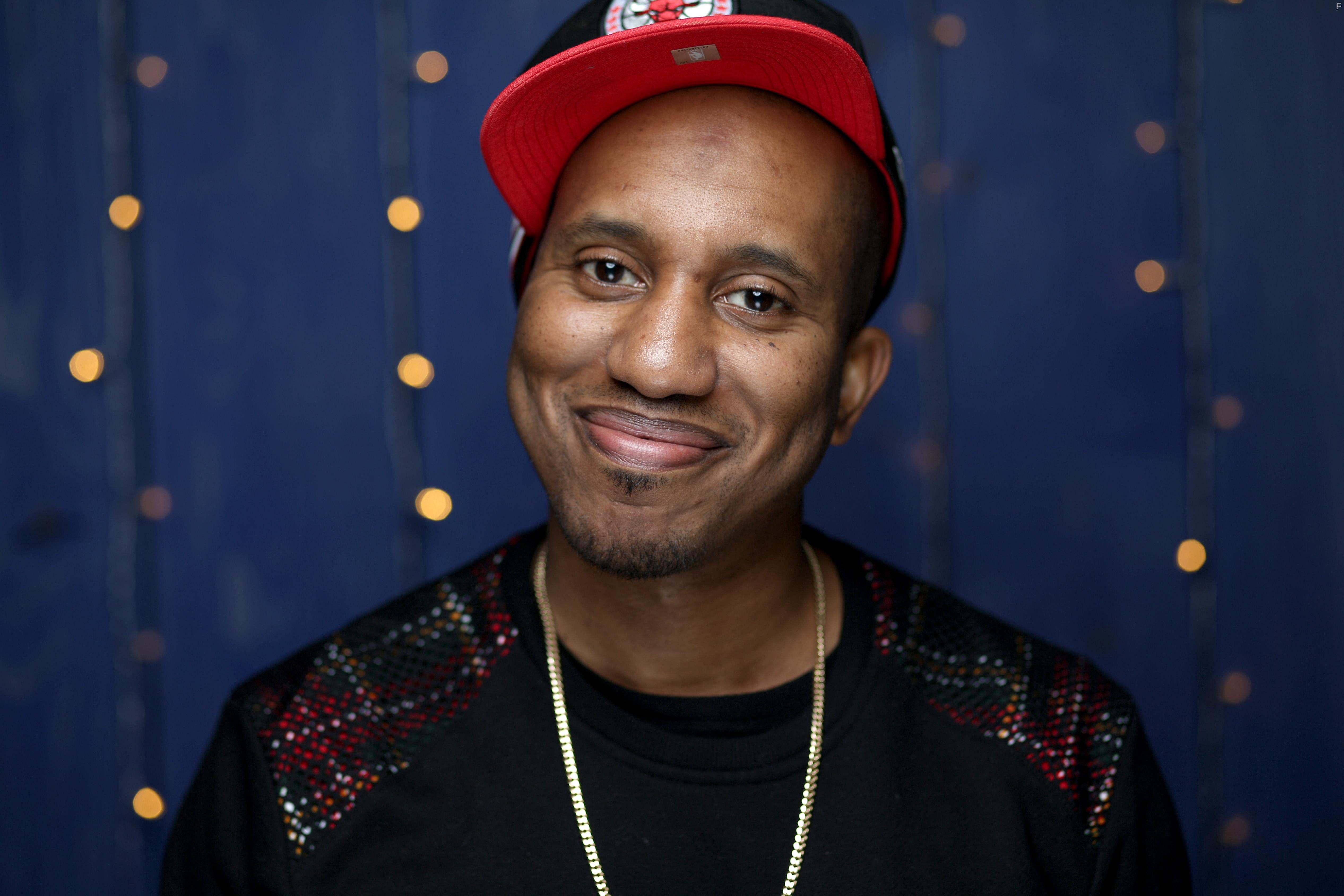 Chris Redd at an event for Scare Me (2020)