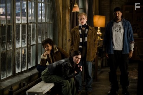 Idina Menzel, Anthony Rapp, and Tracie Thoms in Богема (2005)