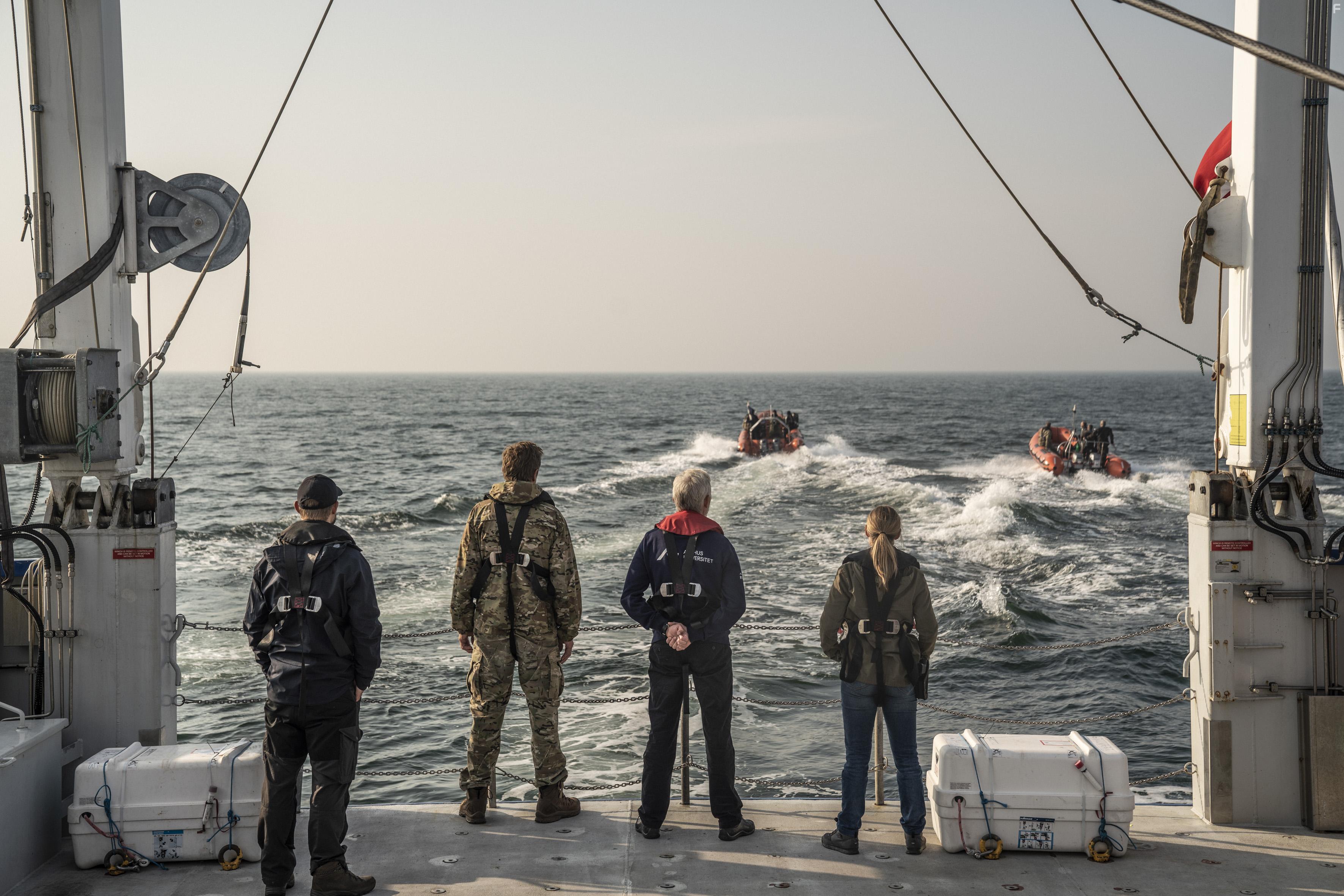 Henrik Birch, Laura Christensen, and Anders Juul in The Investigation (2020)