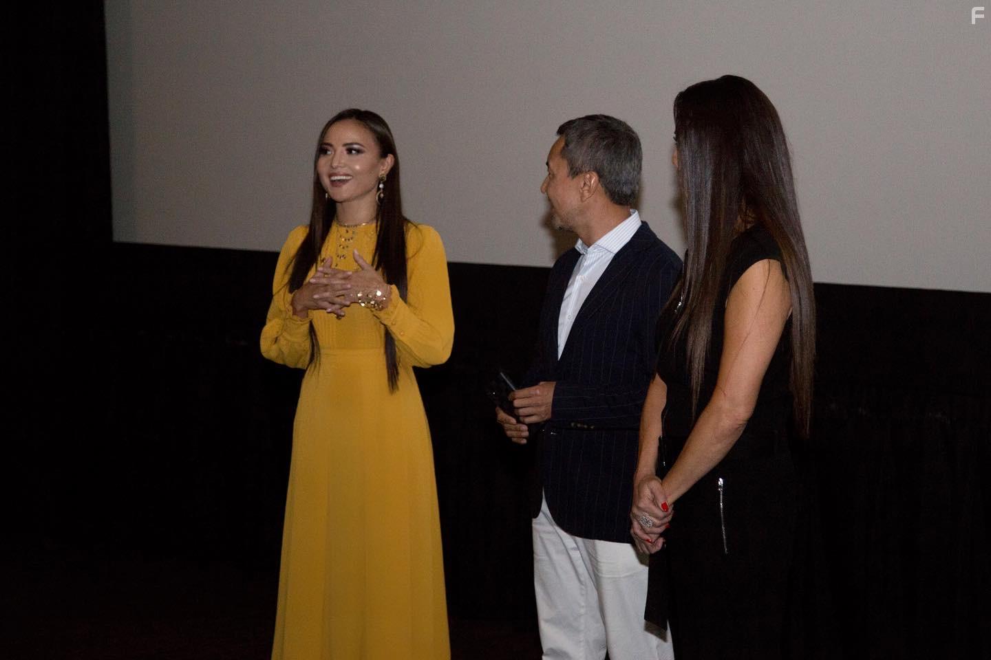 Aizhan LighG at the HFPA screening of Tomiris film