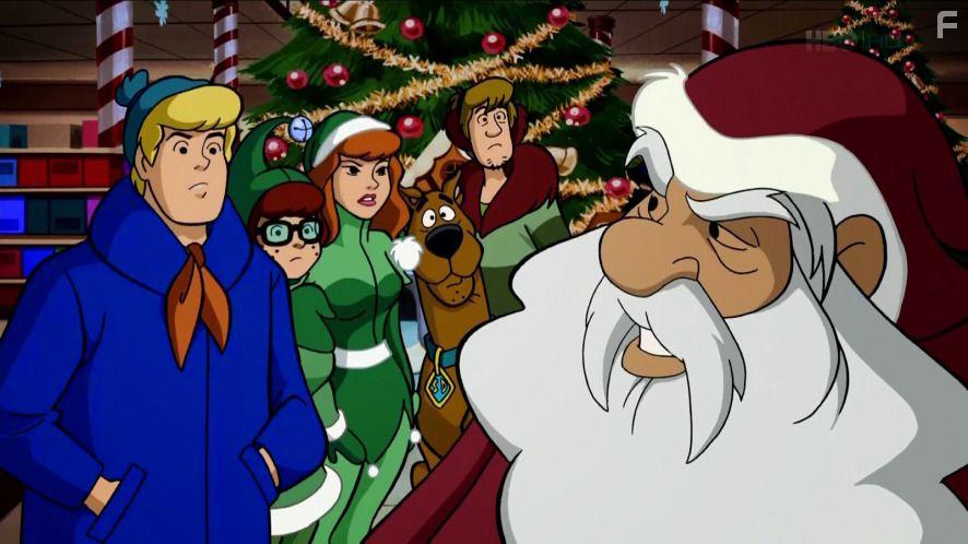 Matthew Lillard, Mindy Cohn, Grey Griffin, Fred Tatasciore, and Frank Welker in Scooby-Doo! Haunted Holidays (2012)