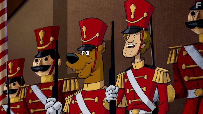 Matthew Lillard and Frank Welker in Scooby-Doo! Haunted Holidays (2012)