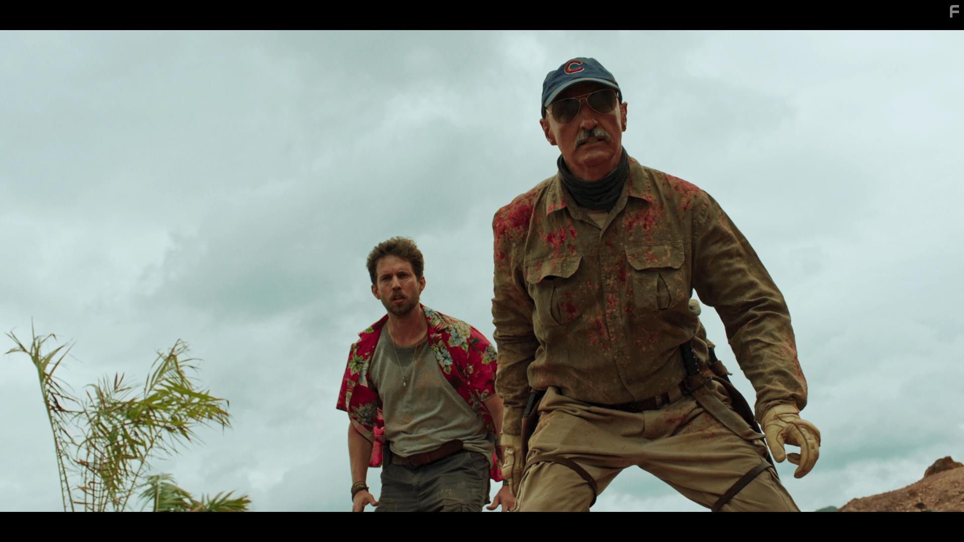 Michael Gross and Jon Heder in Tremors: Shrieker Island (2020)