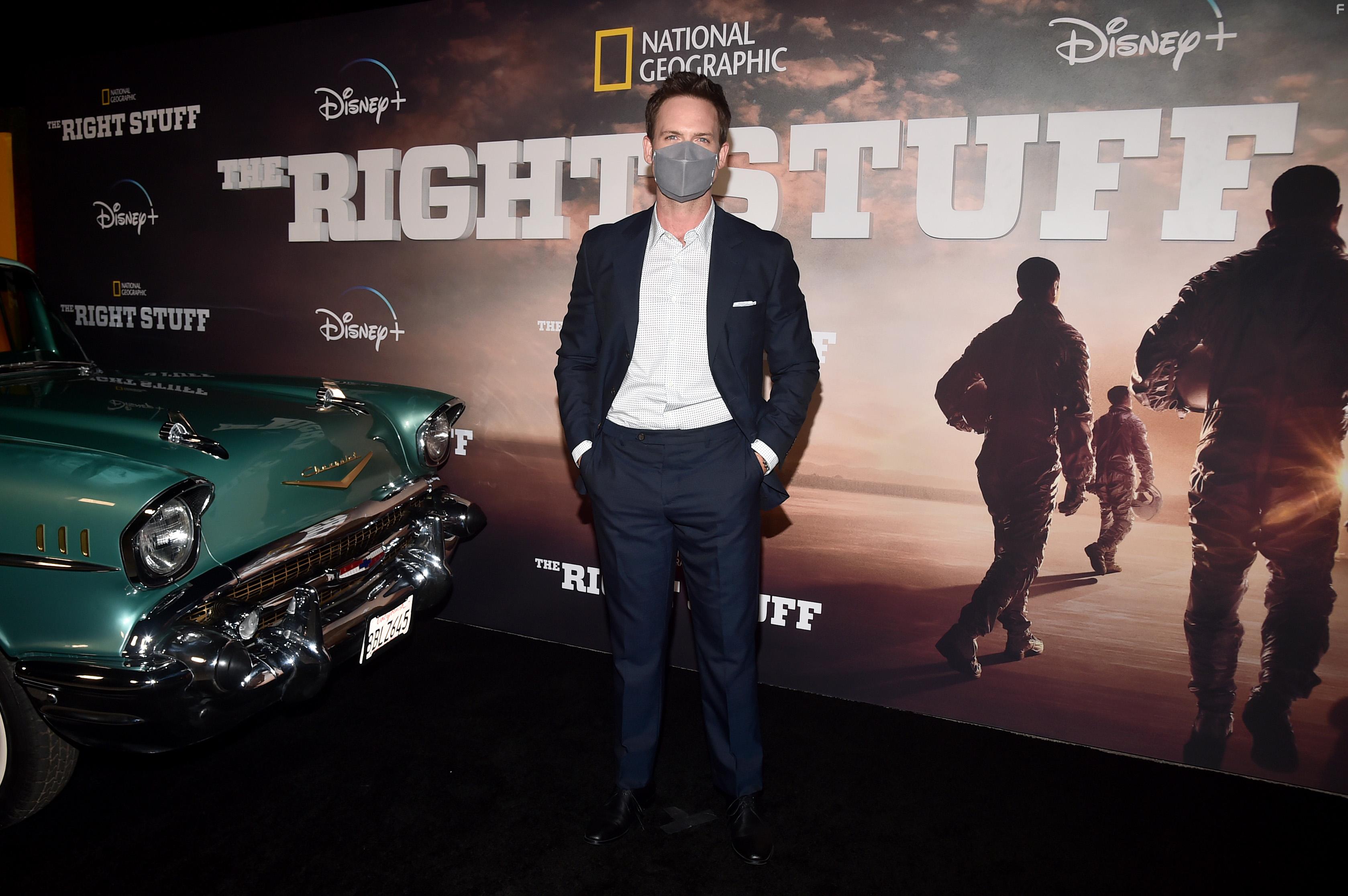 Patrick J. Adams at an event for The Right Stuff (2020)