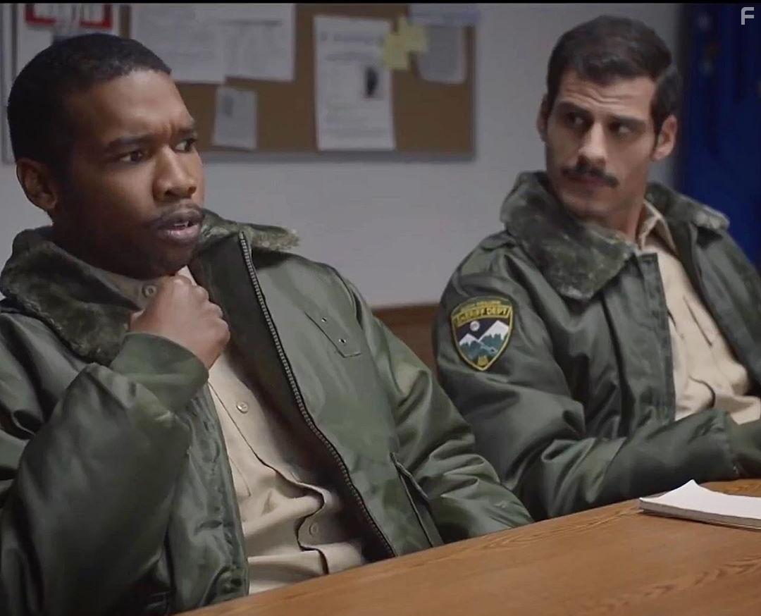 Skyler Bible and Demetrius Daniels in The Wolf of Snow Hollow (2020)