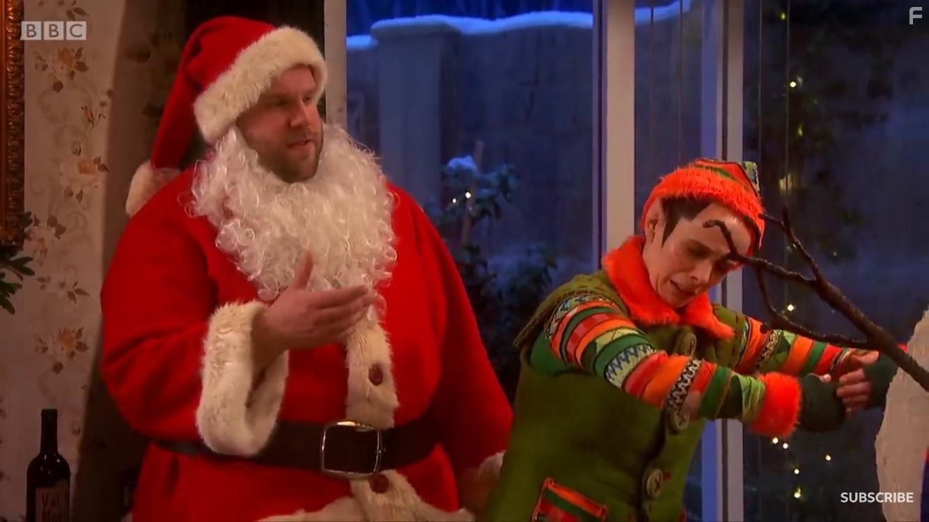 Charlie Russell and Henry Lewis in The Goes Wrong Show: The Spirit of Christmas (2019)