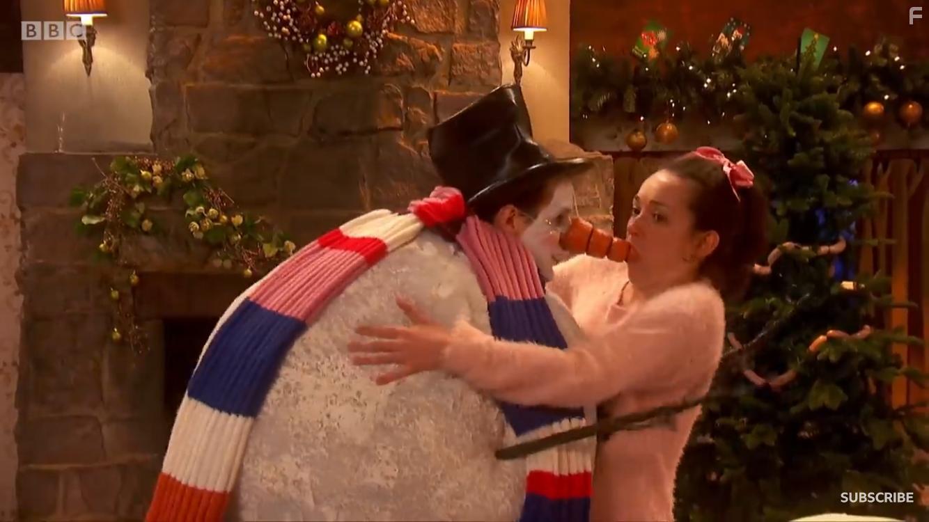 Henry Shields and Bryony Corrigan in The Goes Wrong Show: The Spirit of Christmas (2019)