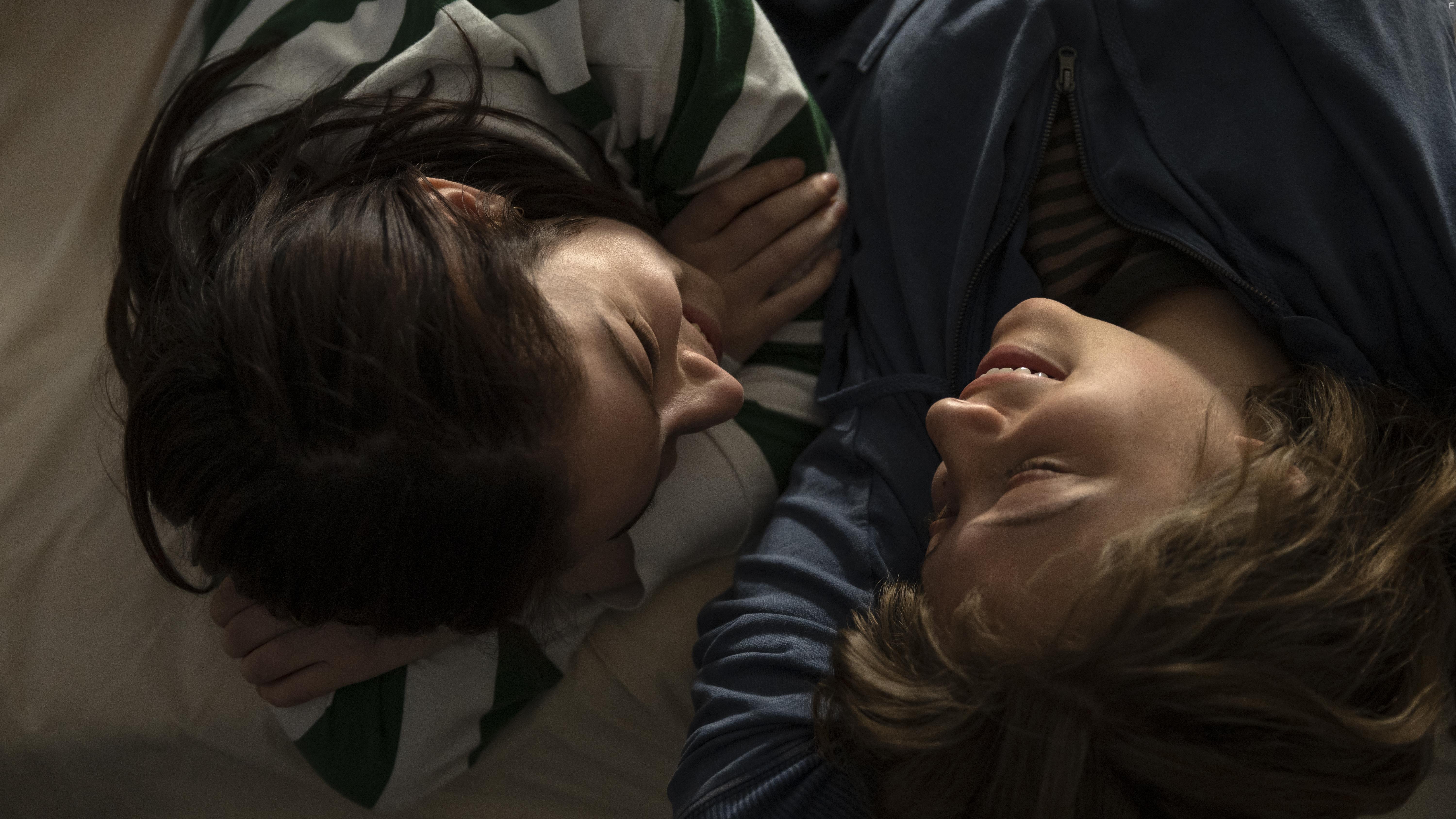 Marni Grossman, Sydney Meyer, and Anna Delaney in Grand Army (2020)