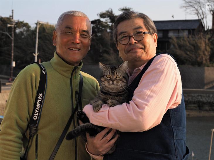 Shinosuke Tatekawa and Mitsuaki Iwag in Neko to jiichan (2019)