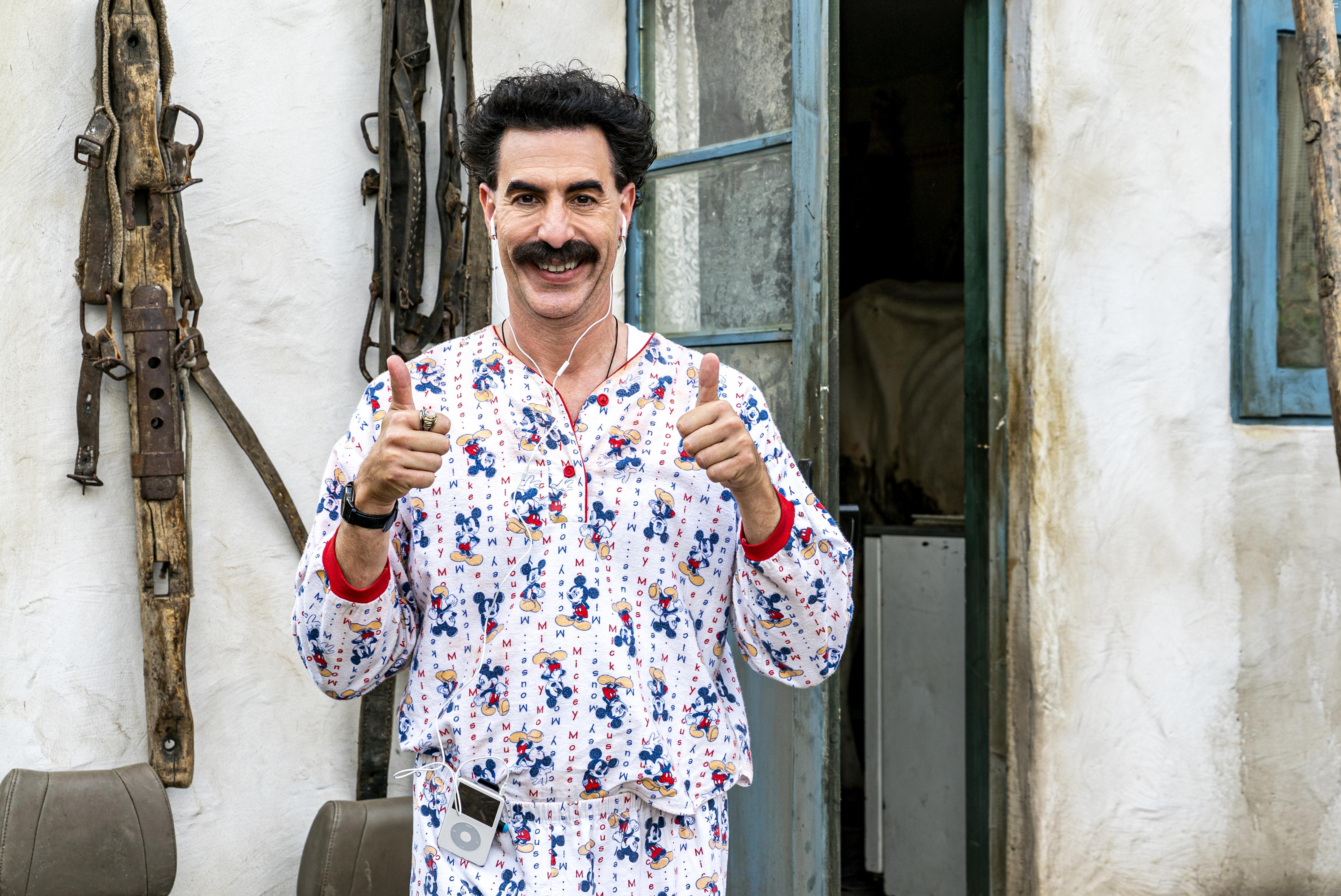 Sacha Baron Cohen in Borat Subsequent Moviefilm: Delivery of Prodigious Bribe to American Regime for Make Benefit Once Glorious Nation of Kazakhstan (2020)