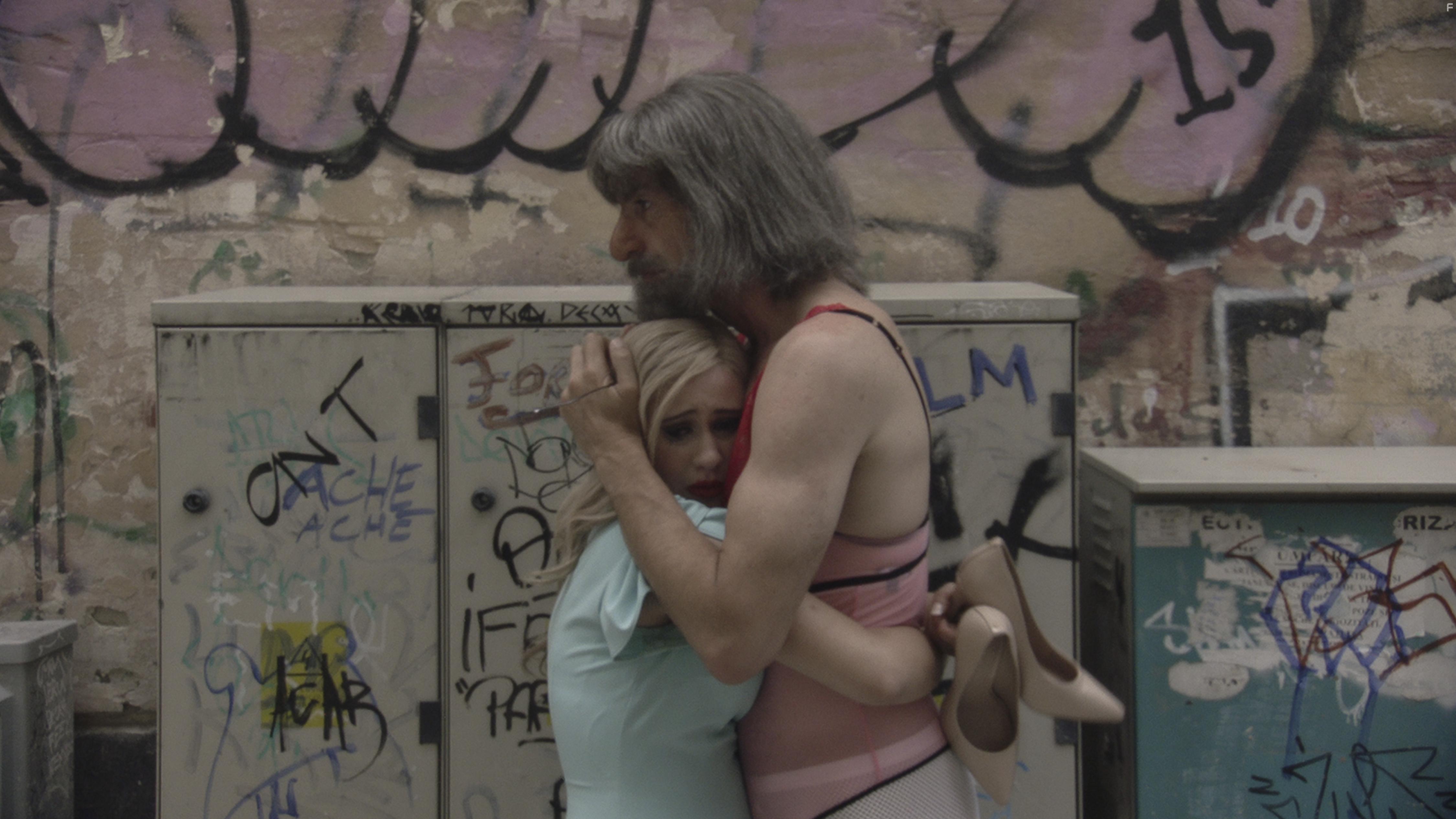 Sacha Baron Cohen and Maria Bakalova in Borat Subsequent Moviefilm: Delivery of Prodigious Bribe to American Regime for Make Benefit Once Glorious Nation of Kazakhstan (2020)