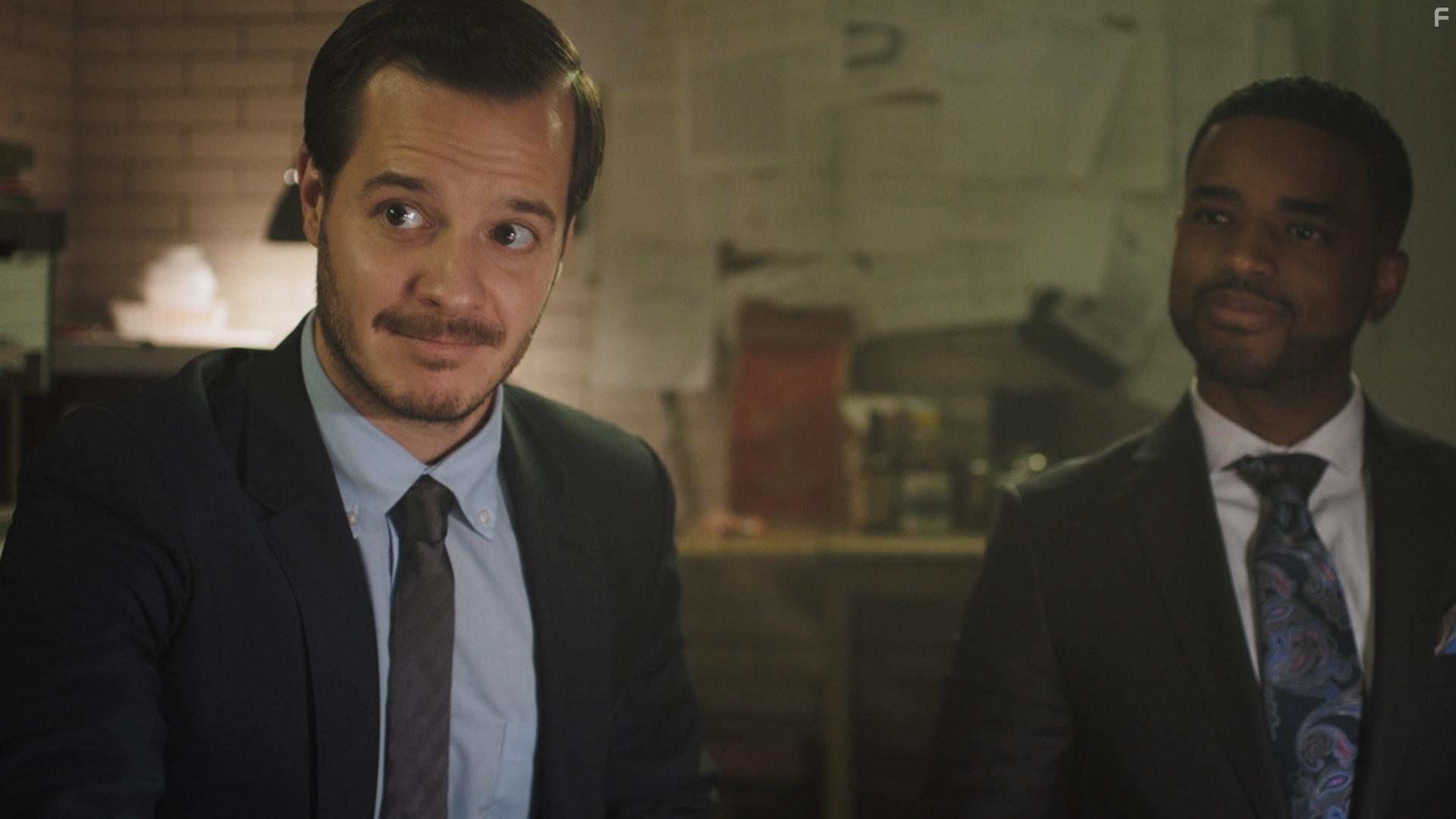 Larenz Tate and Julian De Zotti in Business Ethics (2019)