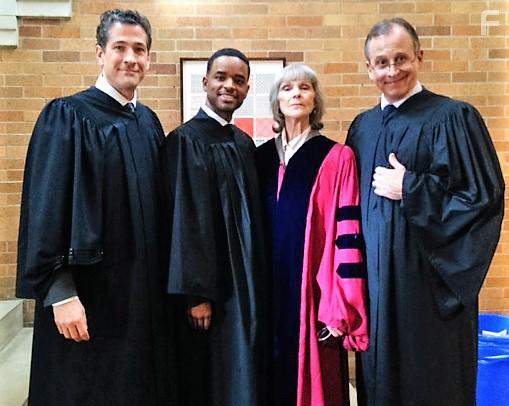 Larenz Tate, Nick Baillie, Deborah Grover, and James Kall in Business Ethics (2019)