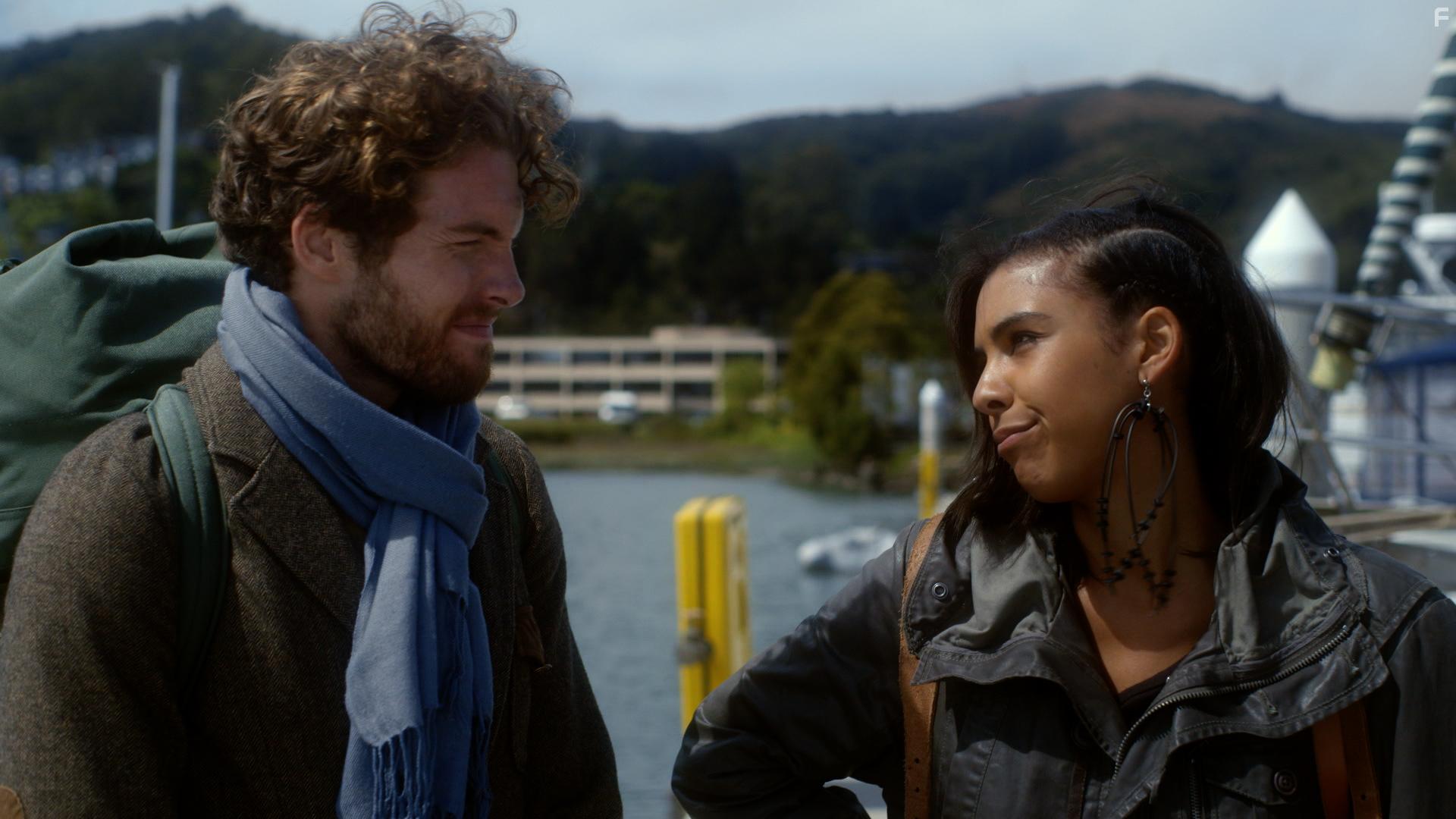 Alice Hunter and Dominic DeVore in Haunting of the Mary Celeste (2020)