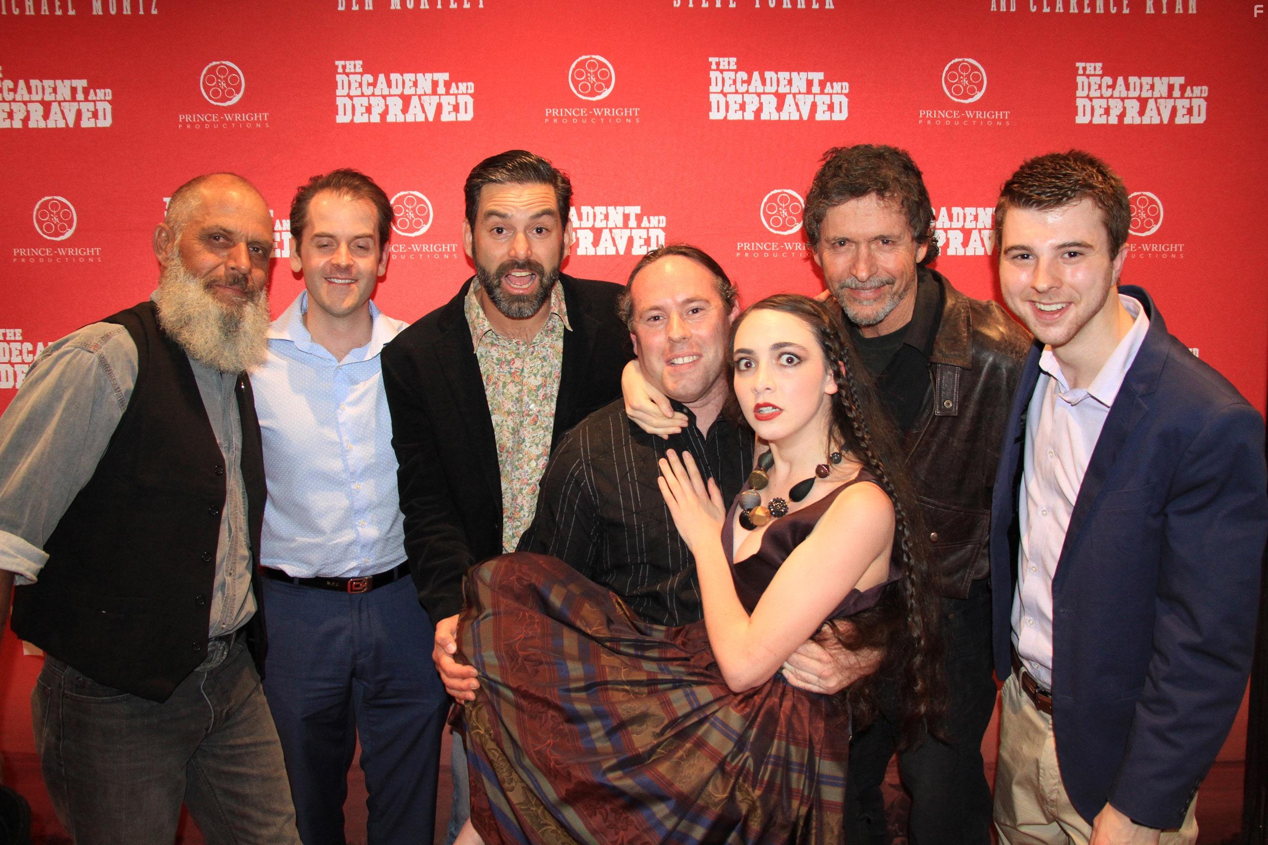 Ben Mortley, Michael Muntz, Mitchell Page, John Bailey, Jordon Prince-Wright, and Isabella Jacqueline in The Decadent and Depraved (2018)