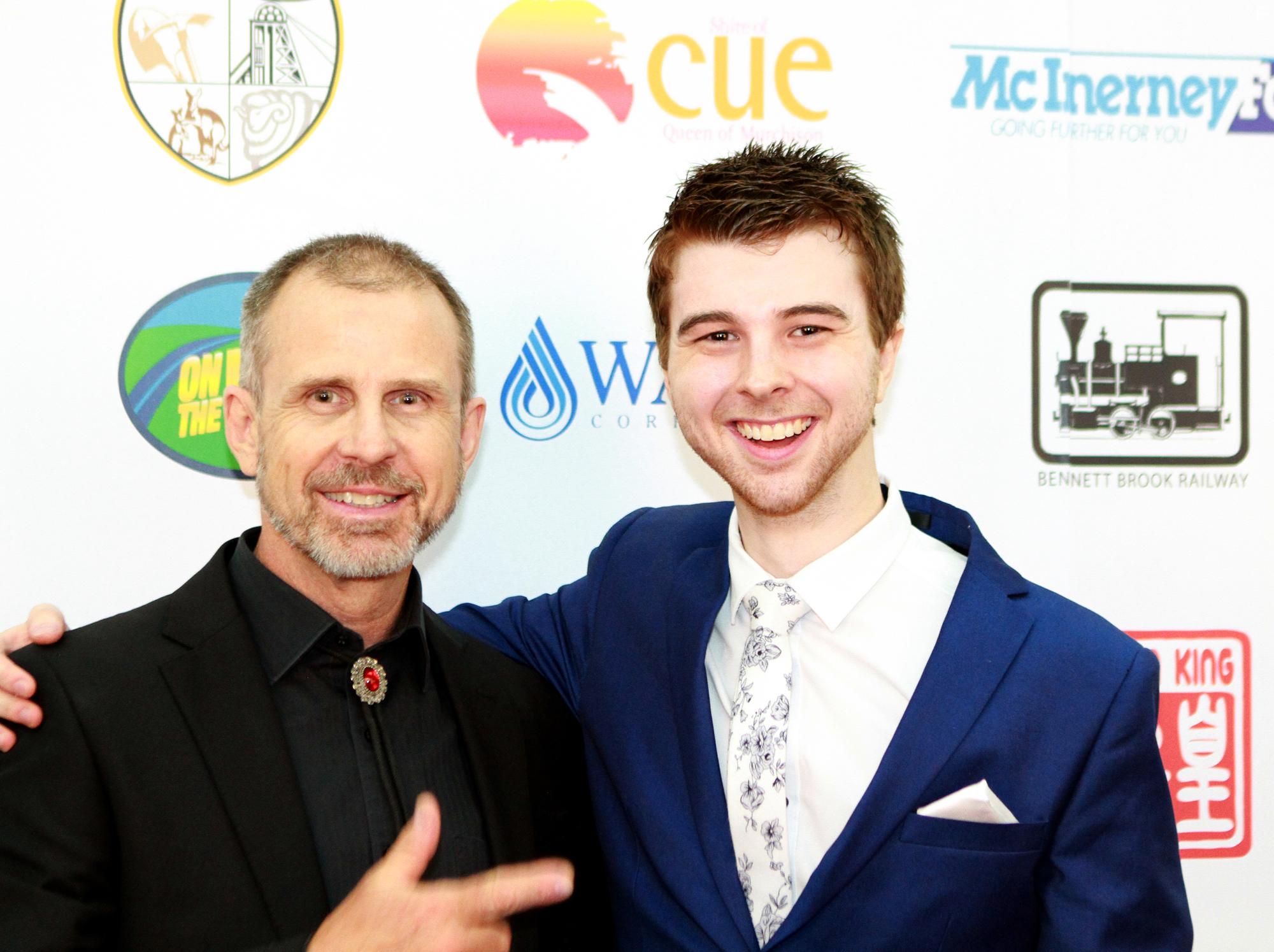 Steve Turner and Jordon Prince-Wright at an event for The Decadent and Depraved (2018)