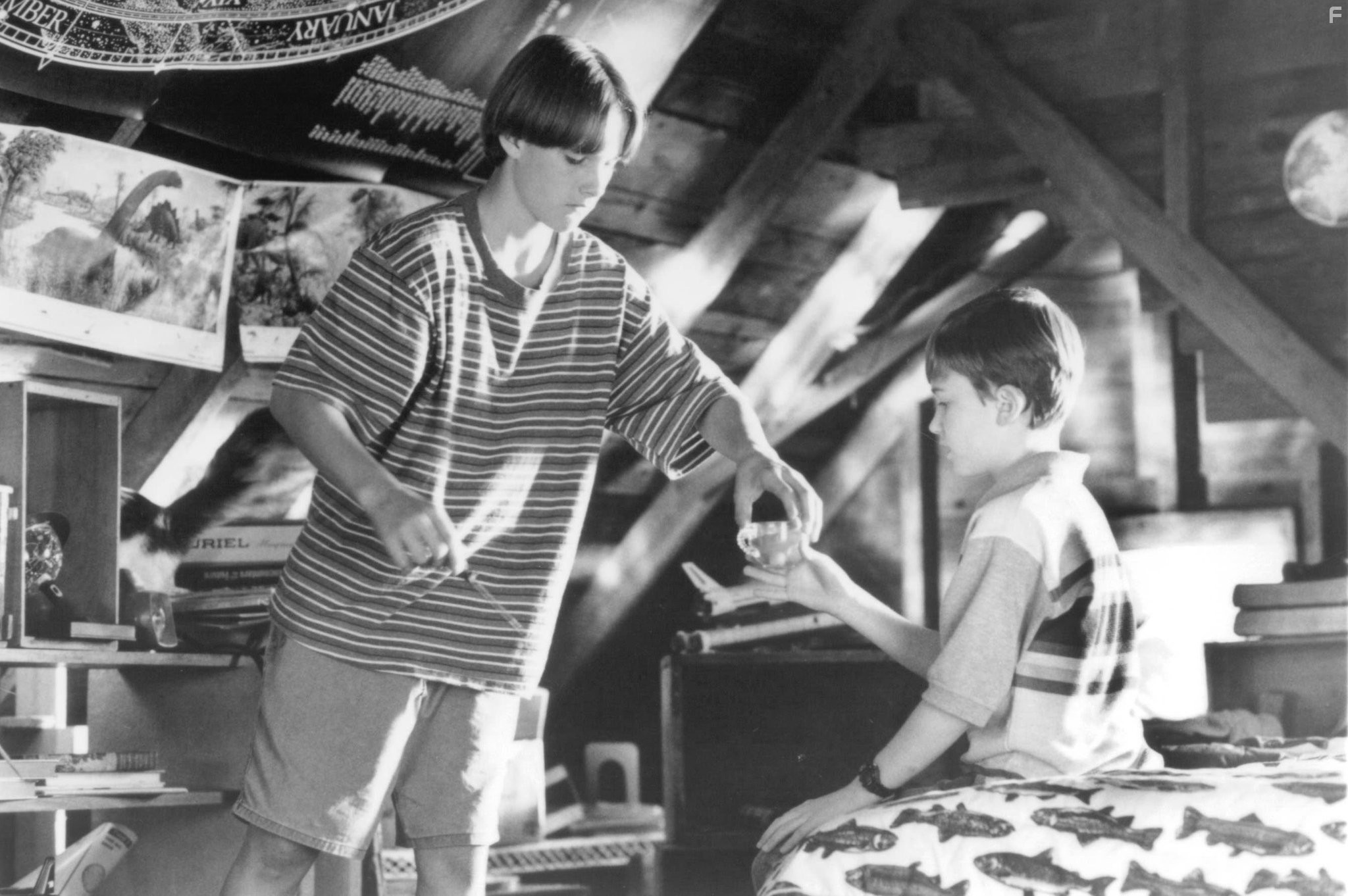 Brad Renfro and Joseph Mazzello in Лекарство (1995)