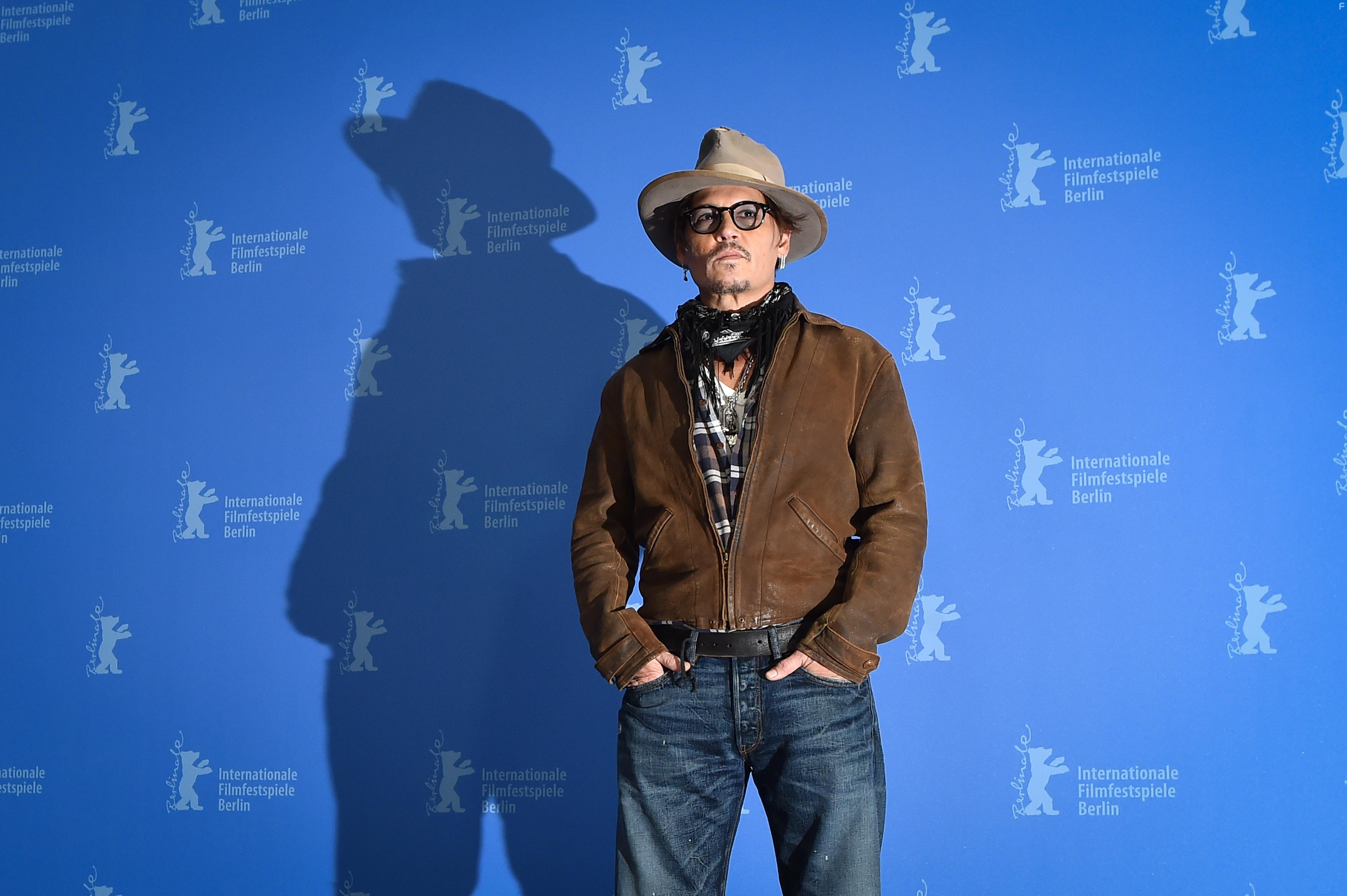 Johnny Depp at an event for Minamata (2020)