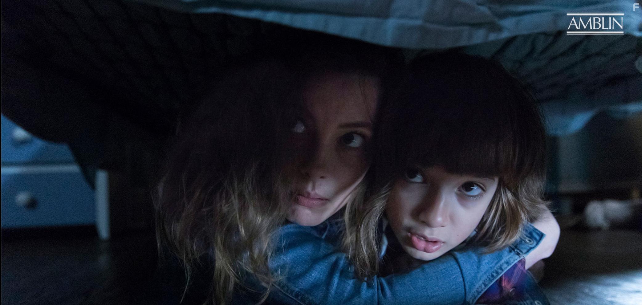 Still of Azhy Robertson and Gillian Jacobs in Come Play