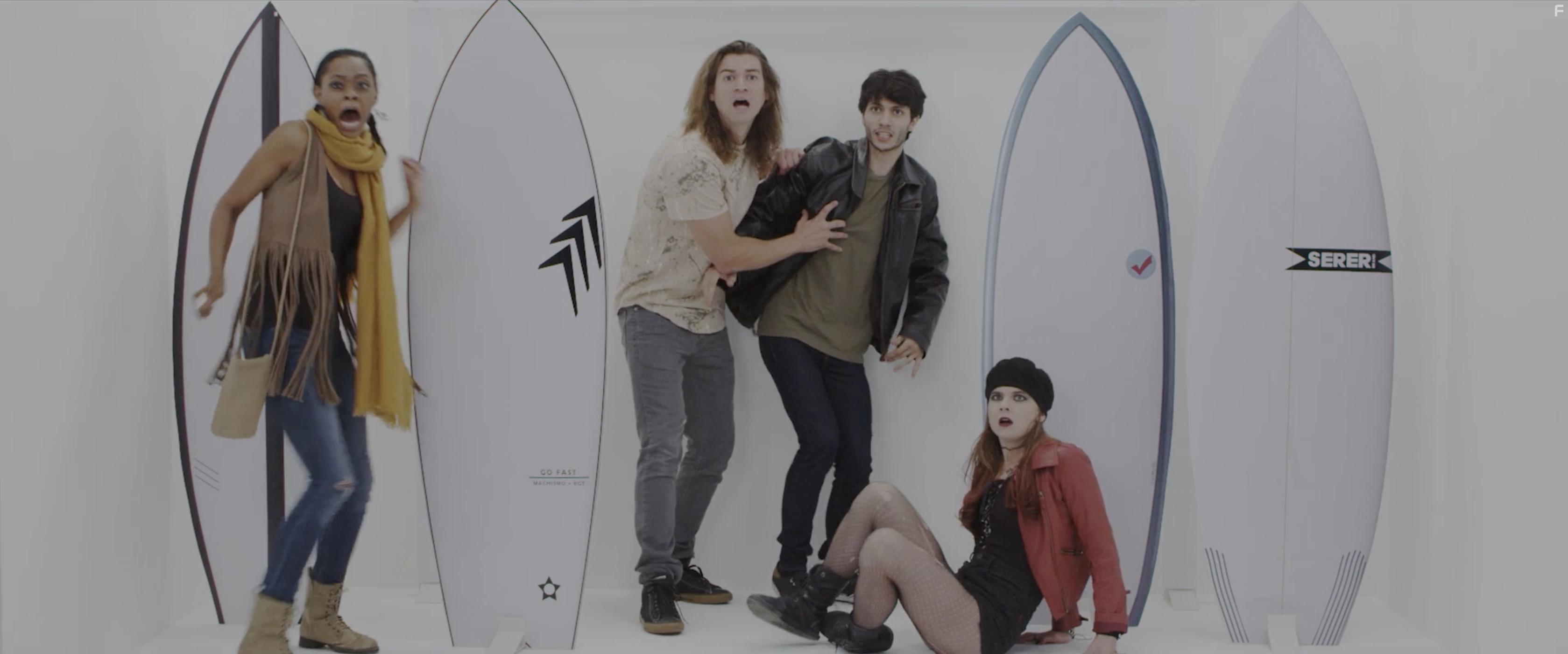 Sarah J. Bartholomew, Amber Gaston, Mark Valeriano, and John Salandria in Sweet Taste of Souls (2020)