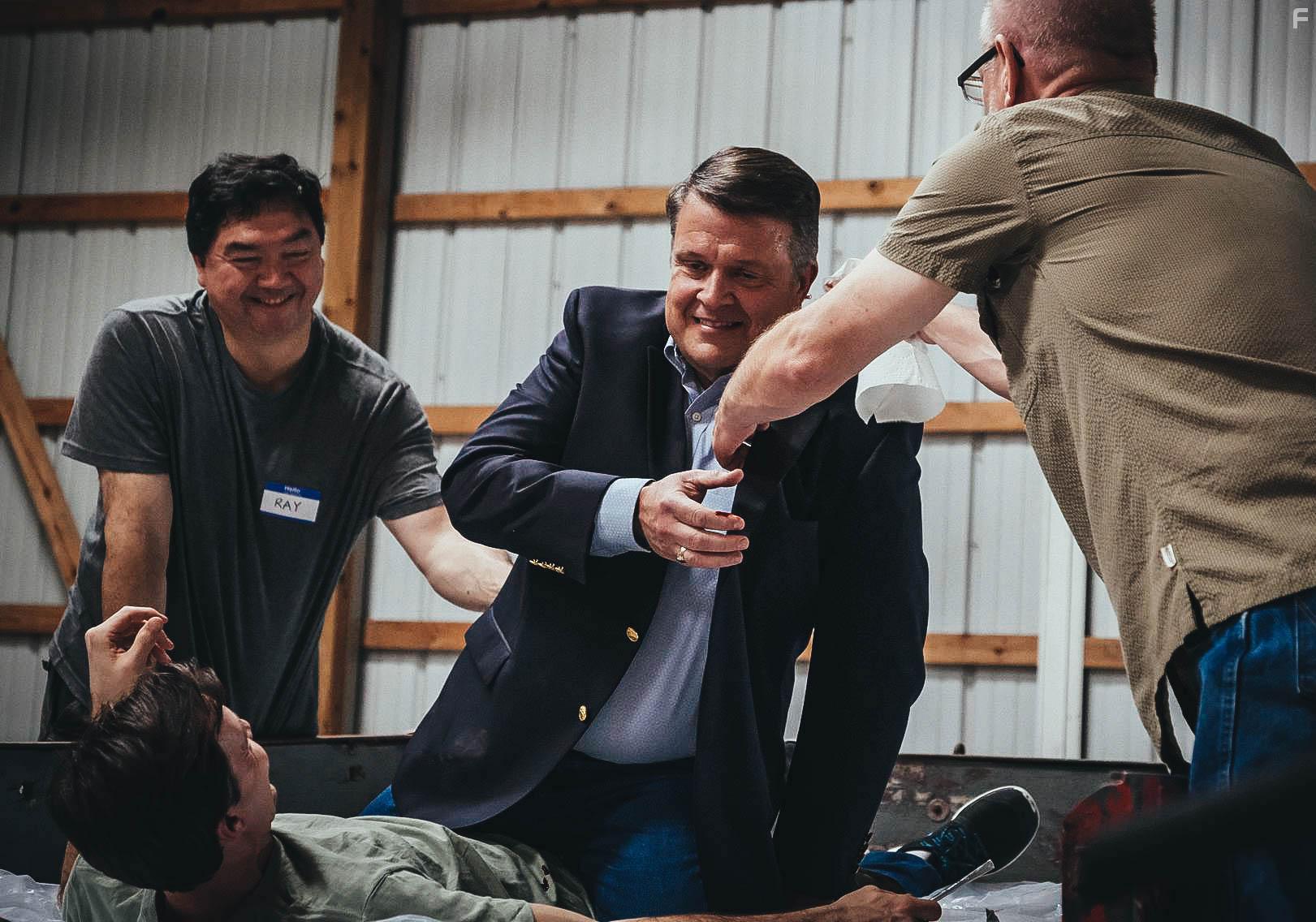 Craig Nigh, Jeff Kerr, Ray Spivey, and Kevin Cooper in Writer's Block (2019)