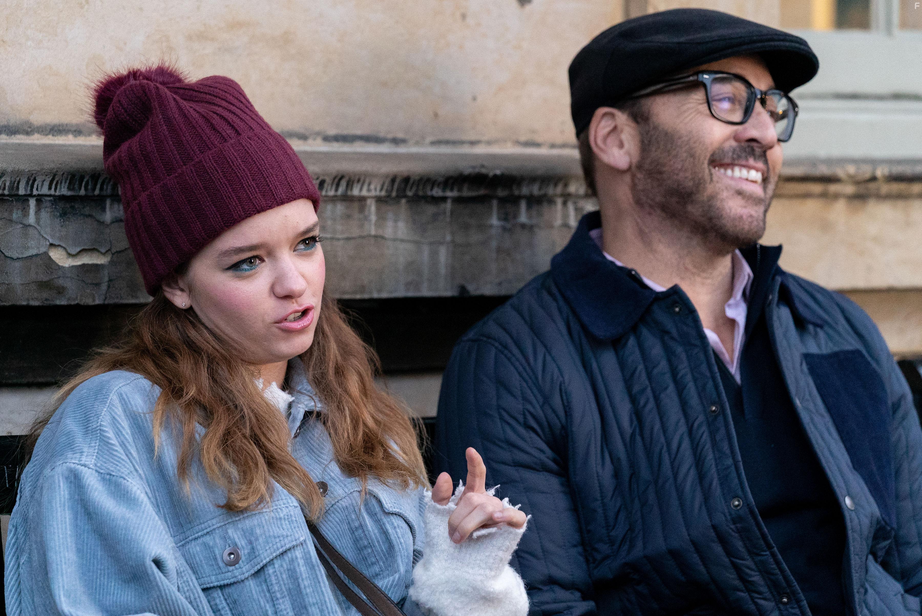 Jeremy Piven and Olivia-Mai Barrett in My Dad's Christmas Date (2020)