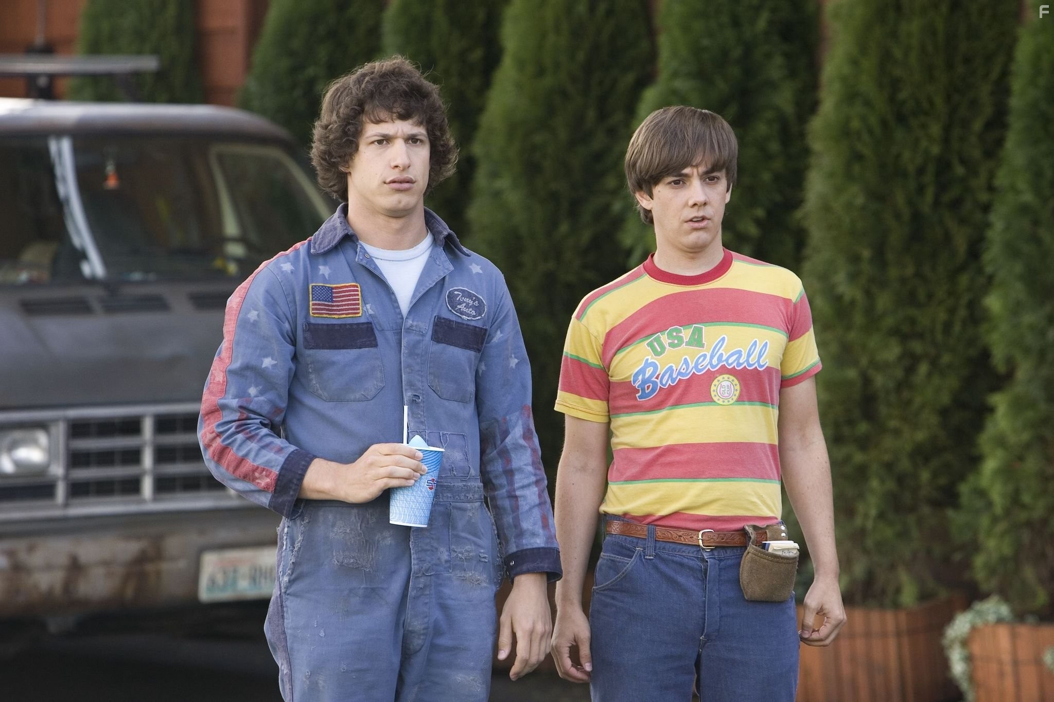 Jorma Taccone and Andy Samberg in Лихач (2007)