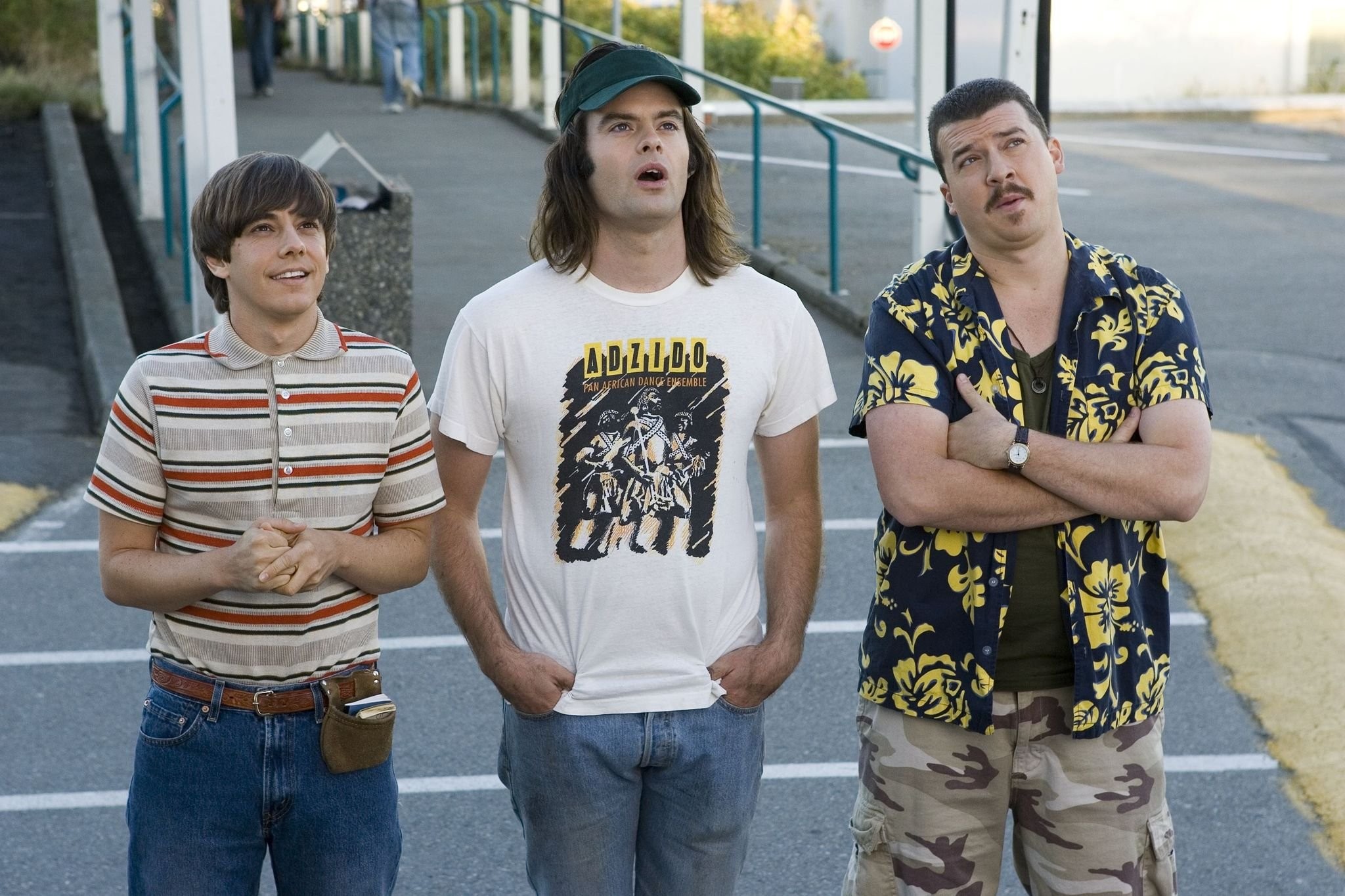 Bill Hader, Danny McBride, and Jorma Taccone in Лихач (2007)